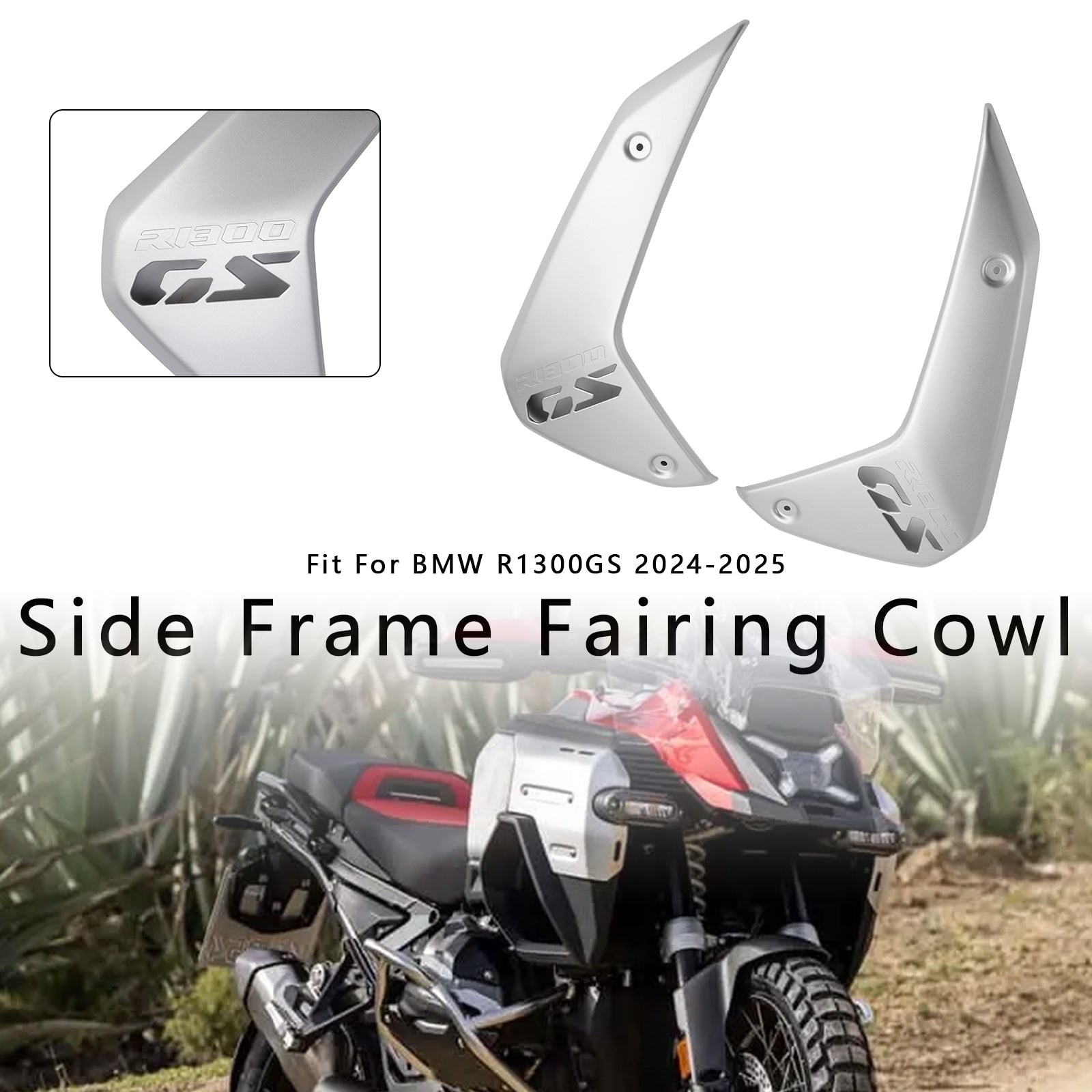 2024-2025 BMW R1300GS Side Frame Fairing Cowl Guards Radiator Cover