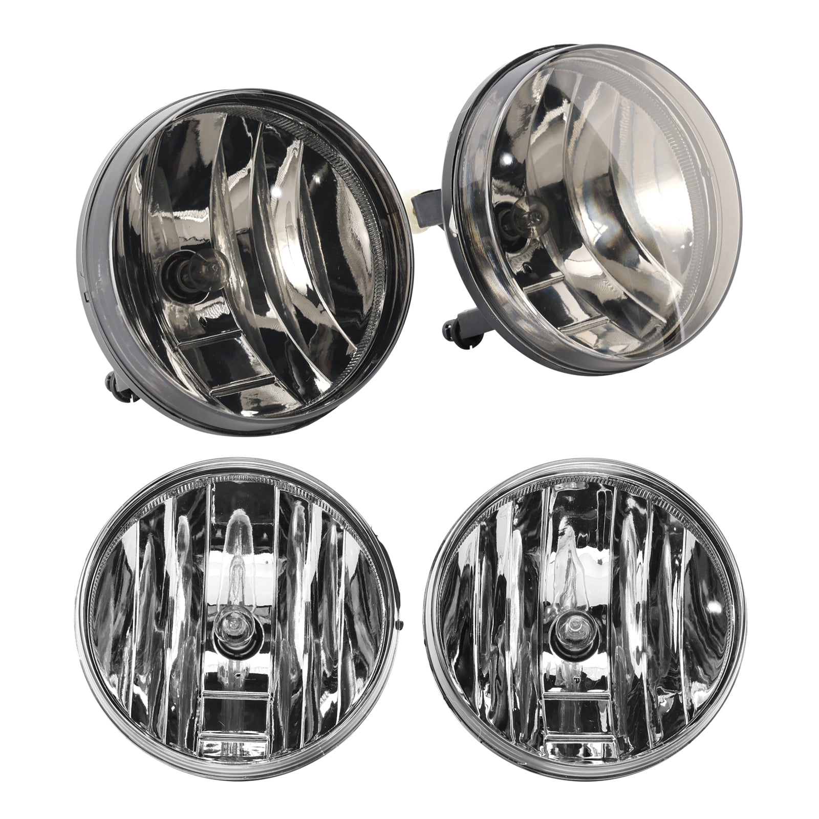 2007-2013 GMC Sierra 1500 Pair Front Fog Lights Lamps With Bulbs