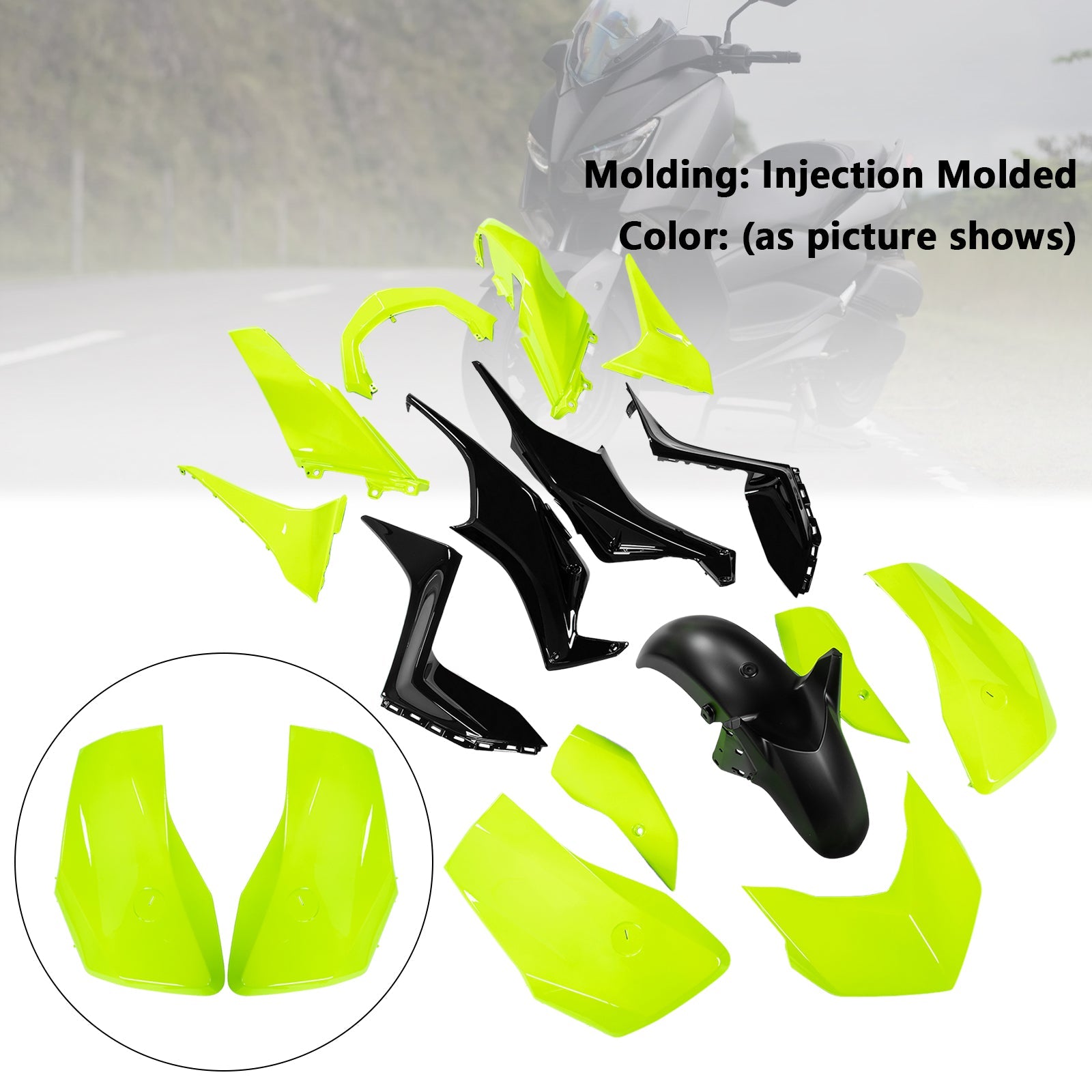 Injection ABS  Bodywork Fairing Kit for Yamaha X-MAX 300 XMAX 2023-2024 15#