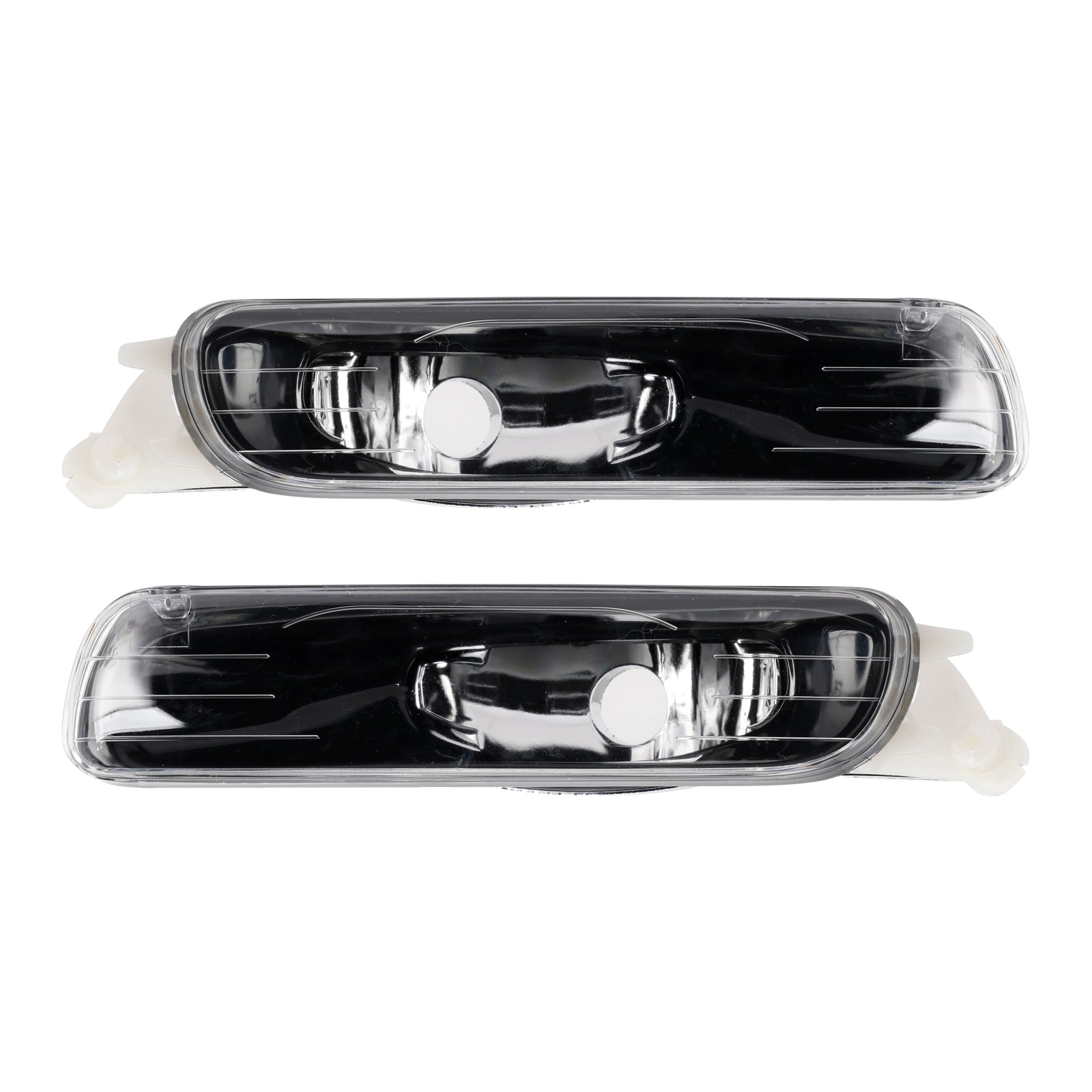 Pair Front Bumper Fog Light Without Blubs For E46 323i 325i 1998-2001（Pre-LCI）
