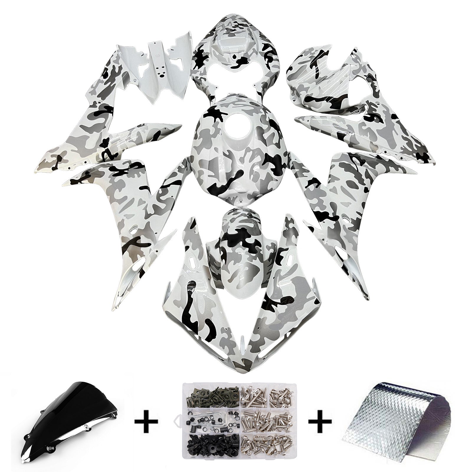 Injection Fairing Kit Bodywork Plastic ABS For Yamaha YZFR1 YZF-R1 2004-2006