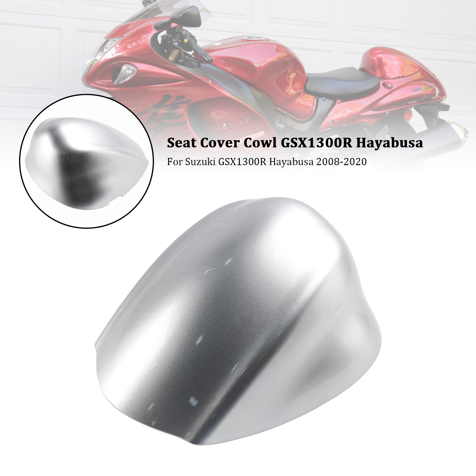 Rear Seat Fairing Cover For Suzuki GSX1300R GSX-R1300 Hayabusa 2008-2020