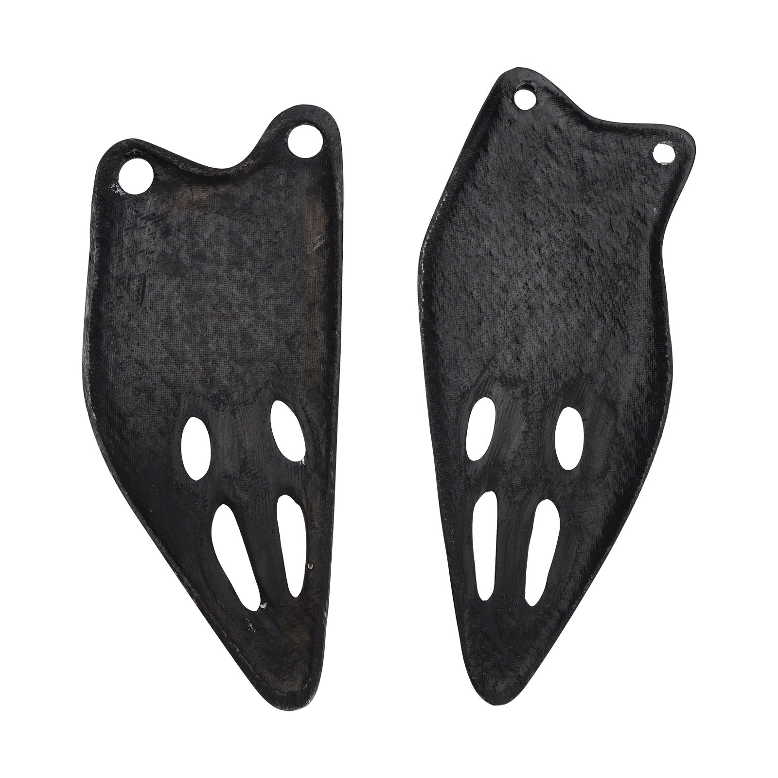 Real Carbon Fiber Foot Protection Board For Kawasaki ZX-6R 636 2019-2025