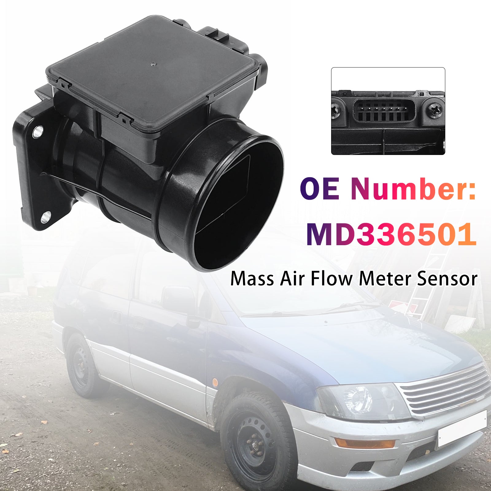 Mass Air Flow Meter MAF Sensor MD336501 For Mitsubishi Lancer 2.0L Montero Sport