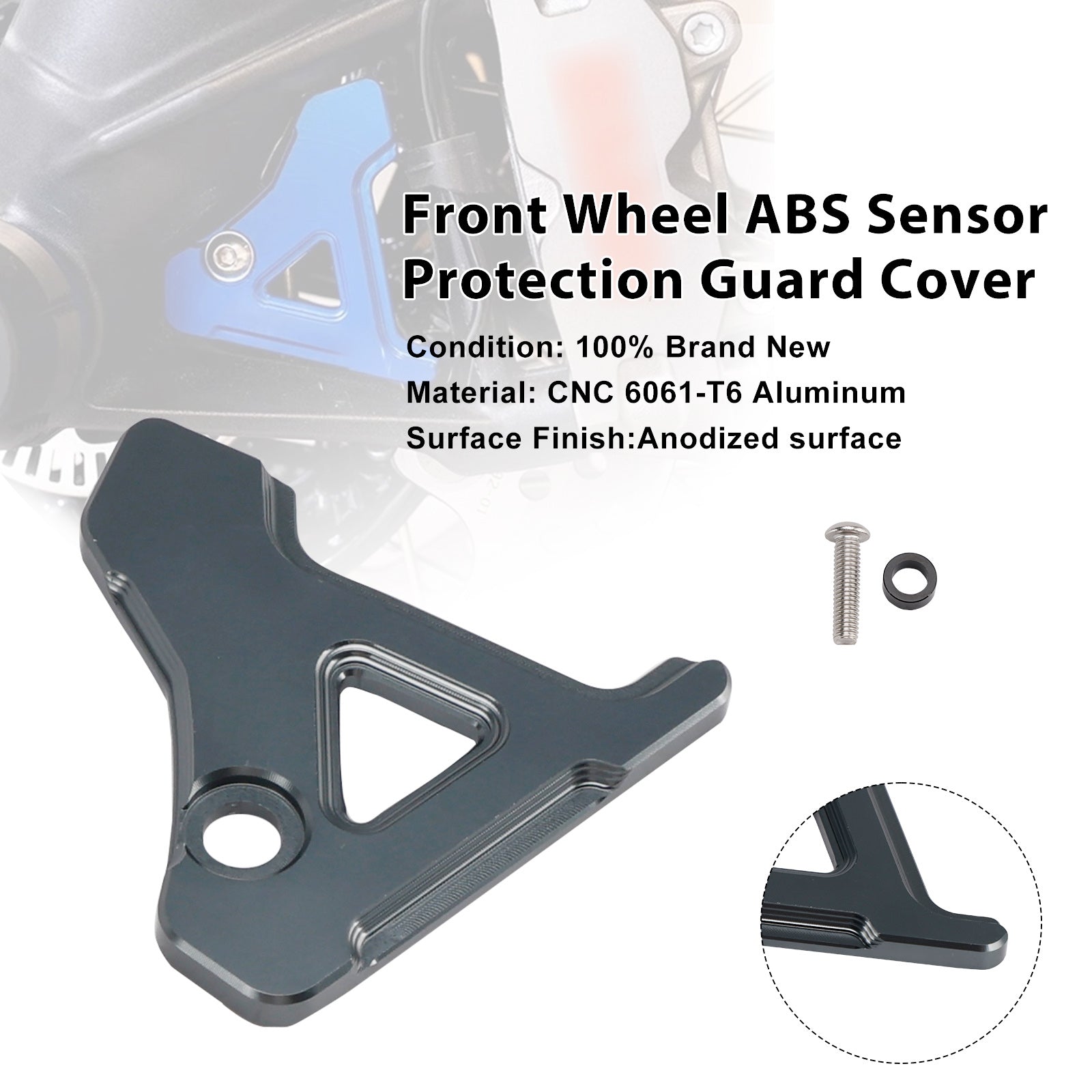 Front Wheel ABS Sensor Protection Guard For BMW R1300GS / ADV 23-25