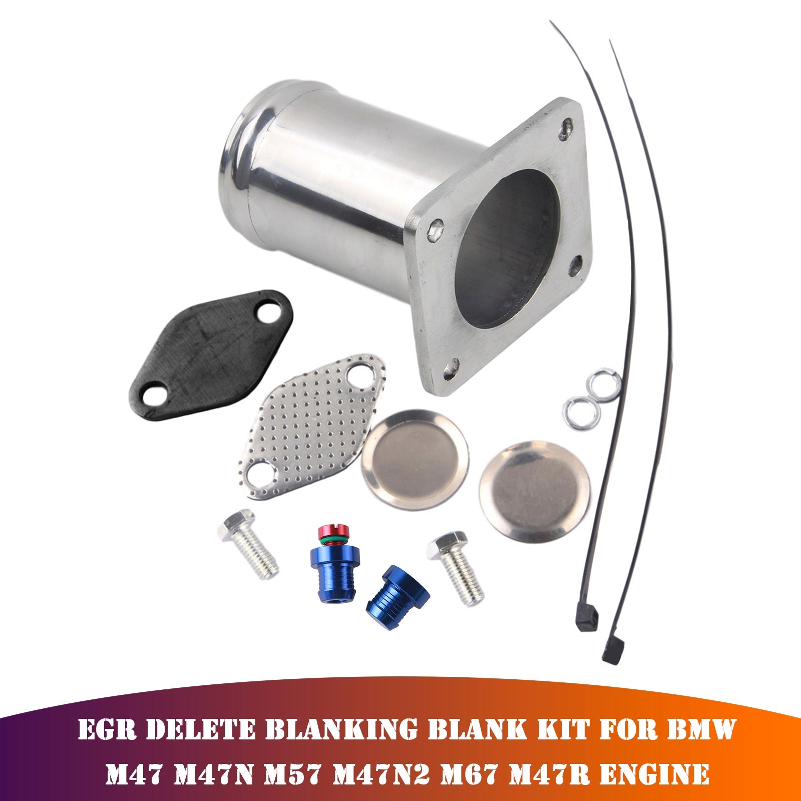 2001-2005 BMW 7-Series E65 740d EGR Delete Blanking Blank Kit