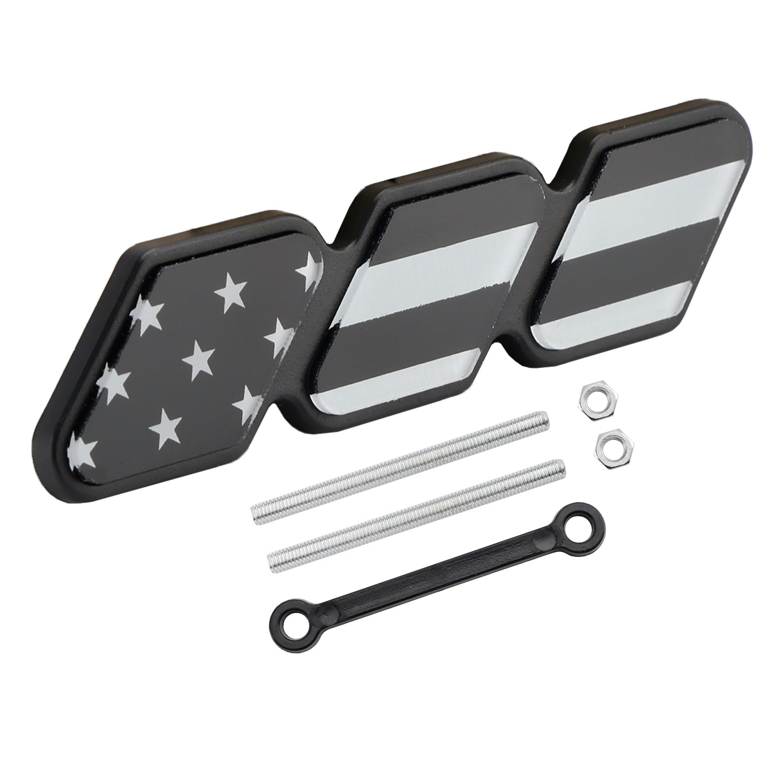 Toyota Tacoma TRD Tundra RAV4용 3색 그릴 배지 엠블럼 자동차 액세서리