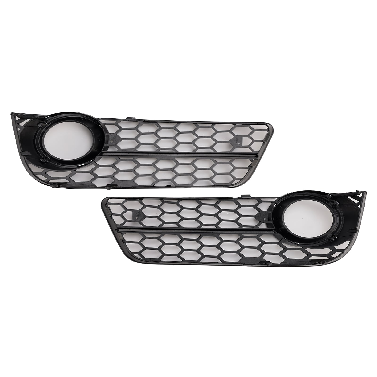 2007-2011 Audi A5 2PCS Honeycomb Front Fog Lamp Cover Grille Grill 1522024