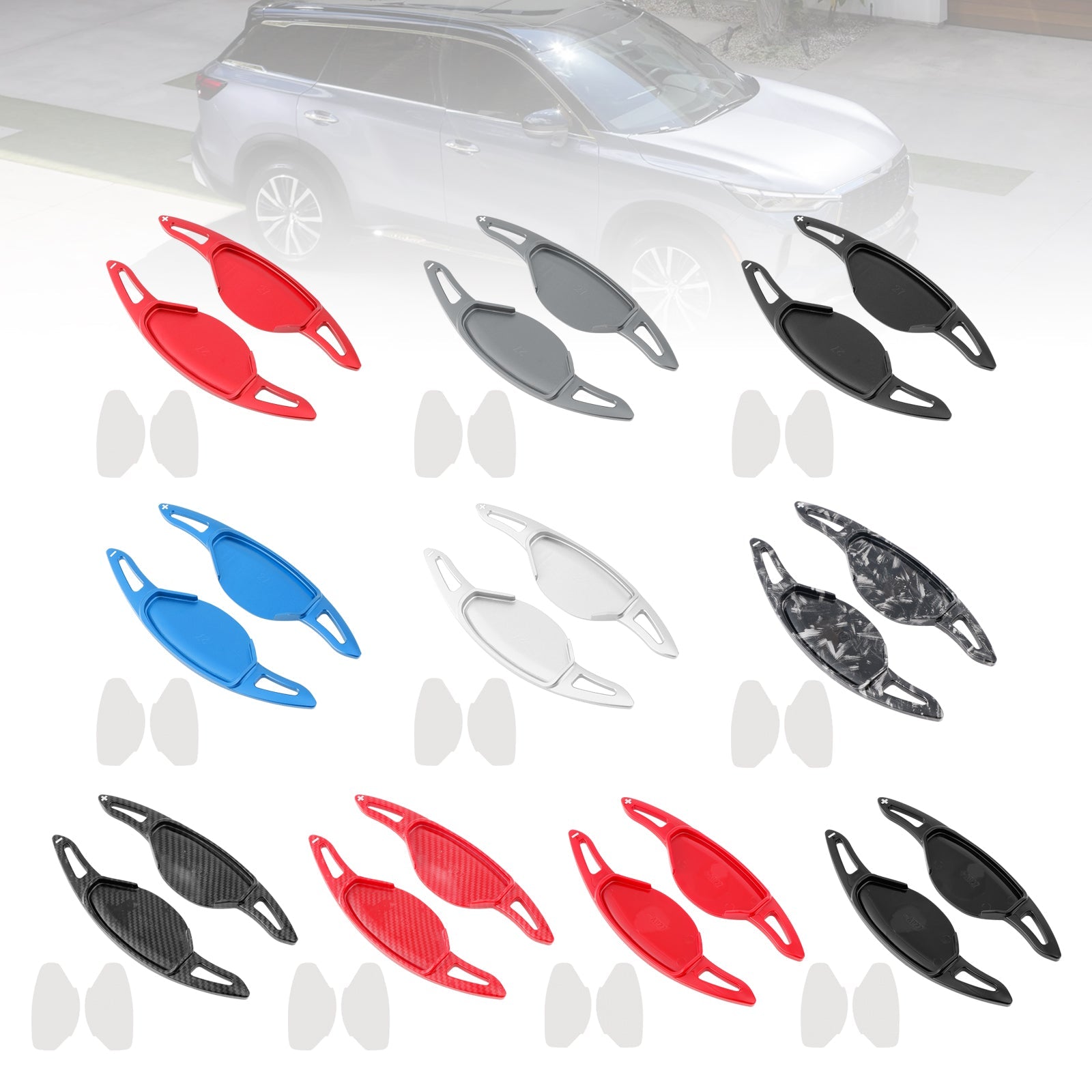 Steering Wheel Paddle Shifter Extension For Nissan Mitsubishi