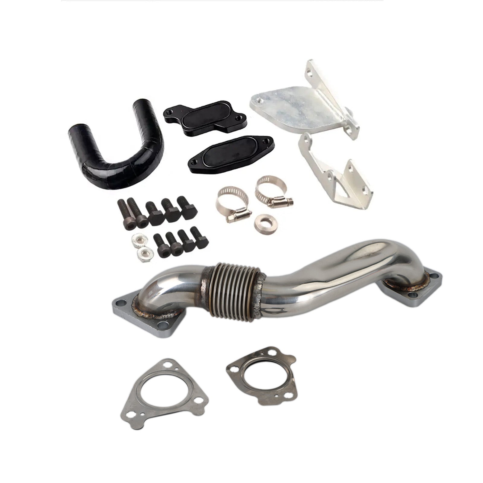 2007.5-2010 Chevrolet Kodiak C4500 C5500 EGR Delete Kit & Passenger Up Pipe