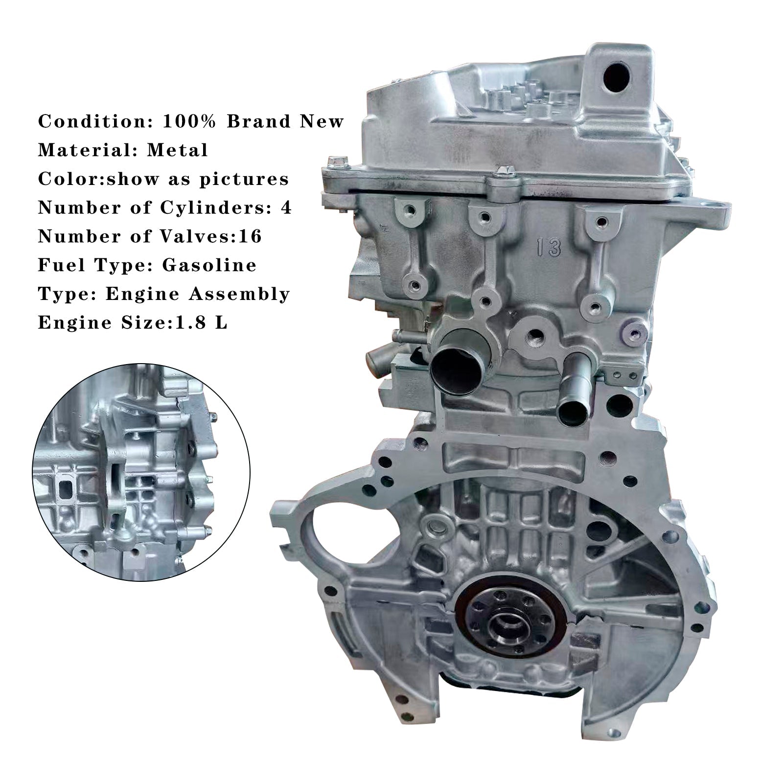 2000-2005 Toyota CELICA GT ENGINE 1ZZ-FE Engine Assembly 4CYL 1.8L
