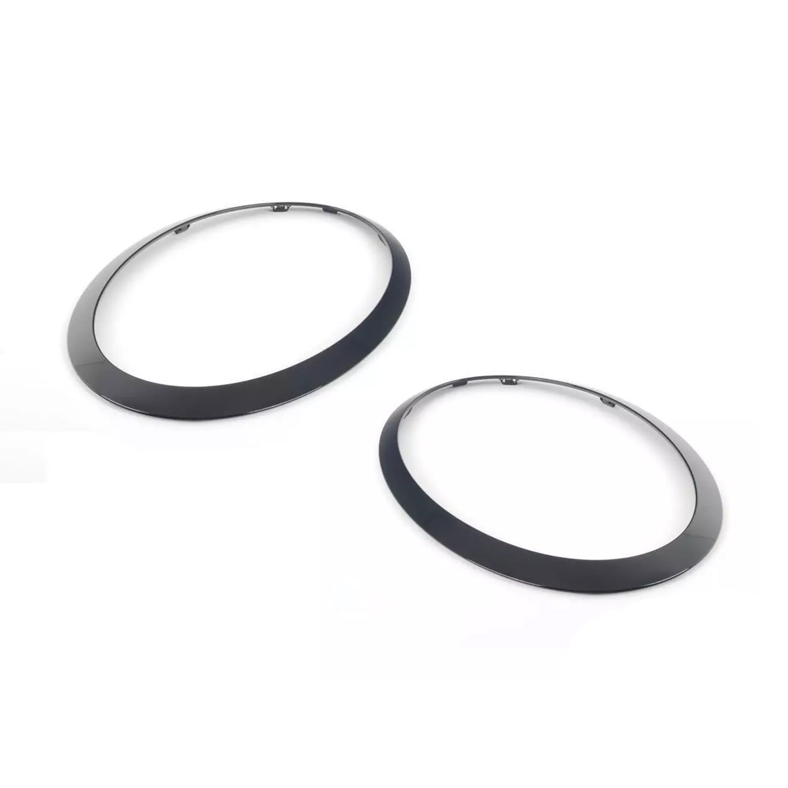 2PCS Gloss Black Headlight Bezel Trim Ring Mini Cooper F55 F56 F57 2014-2021
