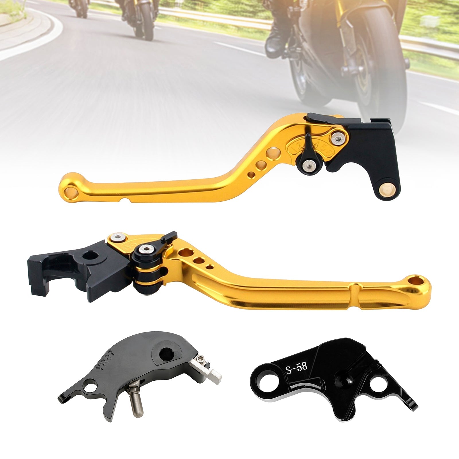 Long Clutch Brake Lever fit for YAMAHA YZF R7 MT-10/SP FZ-10/SP 2022-23