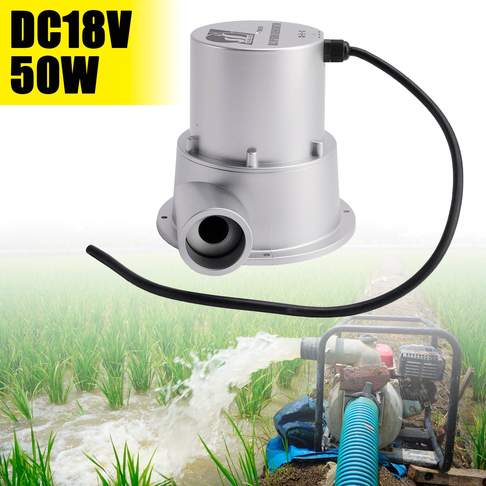 12V Small Hydroelectric Generator DC18V 36W/50W High Efficiency Brushless Motor