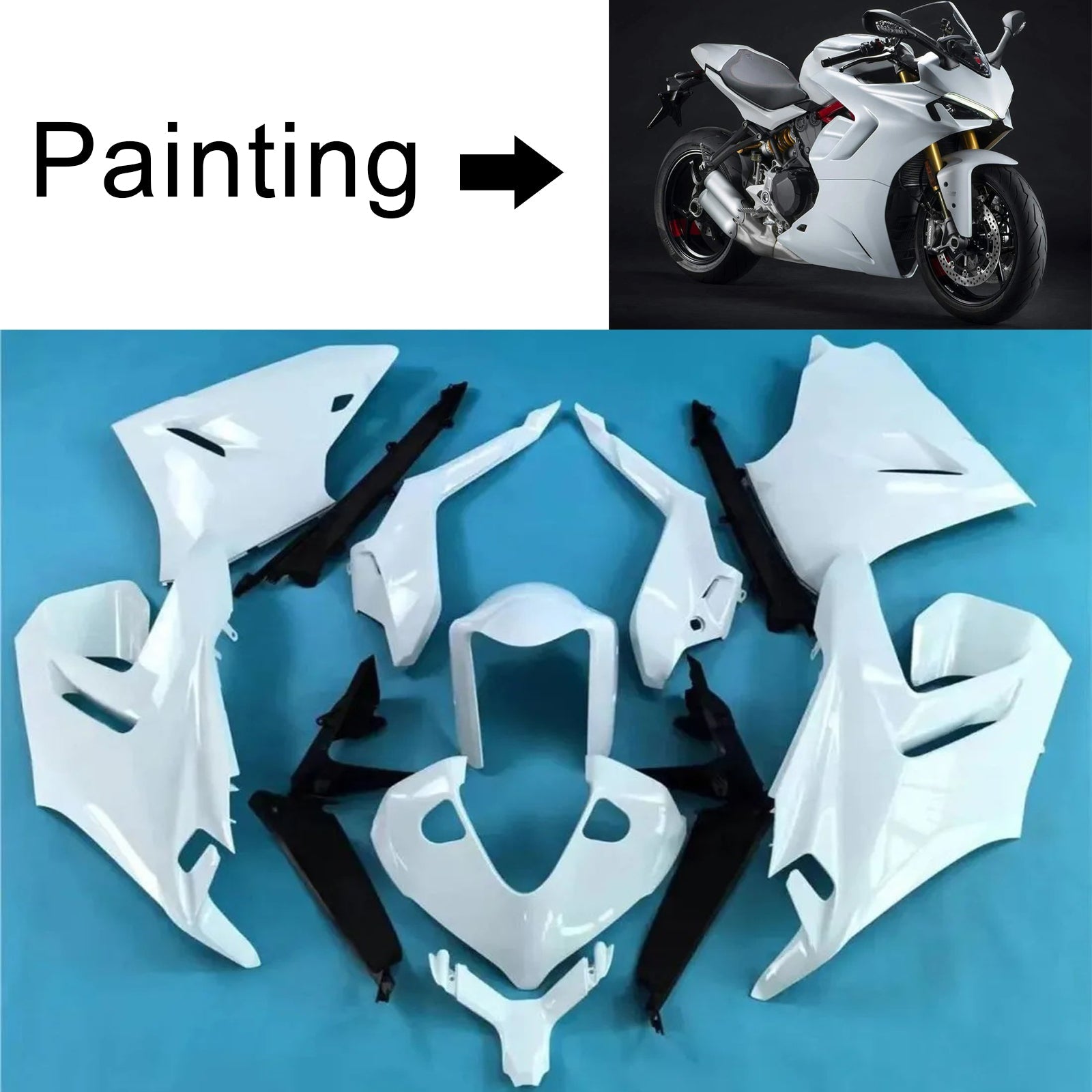 Ducati Supersport 950 950S 2021-2024 Fairing Kit Bodywork