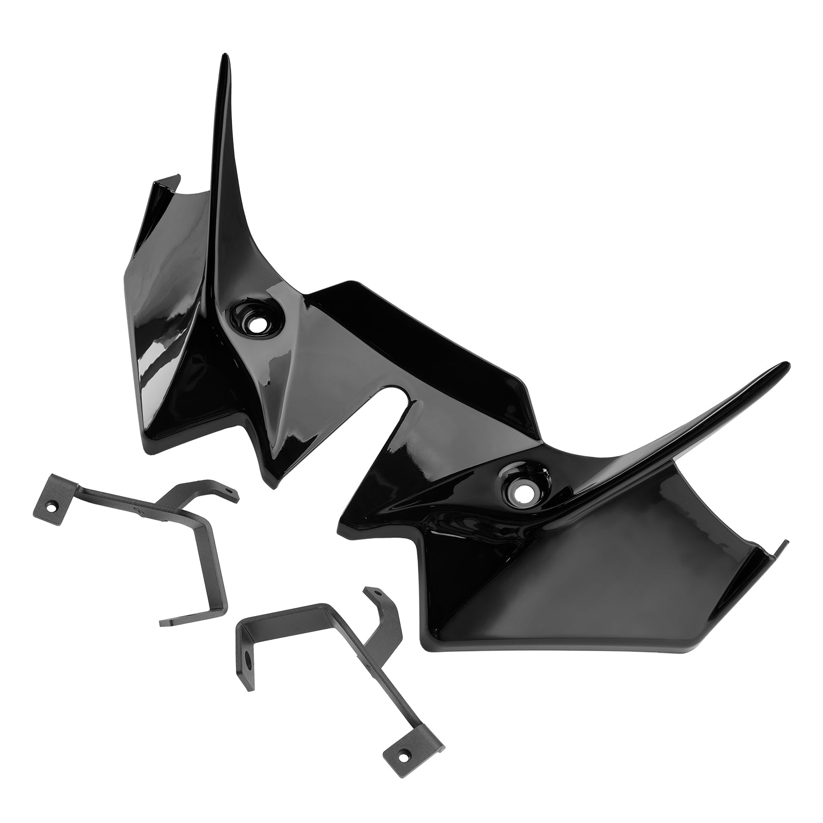 2021-2024 Kawasaki Z650 Front Downforce Spoiler Extension Fairing Black