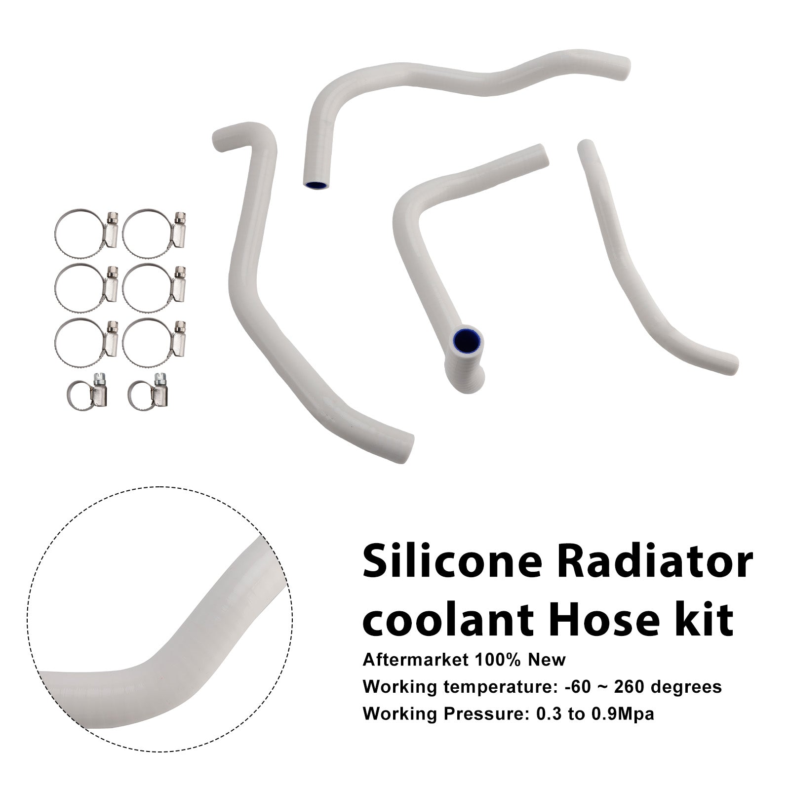 Silicone Radiator coolant Hose For Honda NX400 NX500 CB500 CB500F/X/R