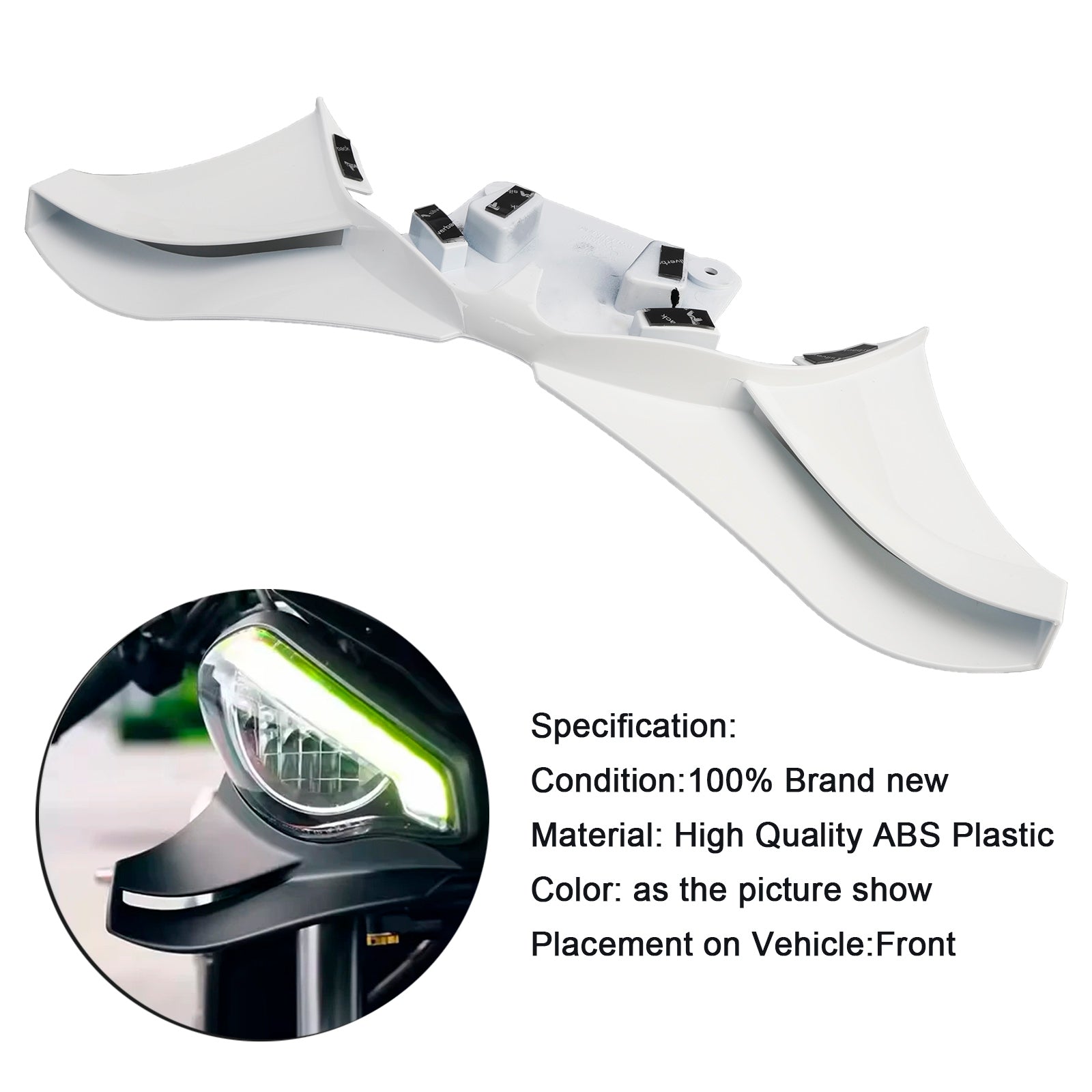 2023-2025 Street Triple 765R/RS Front Spoiler Winglet Frontal Wings