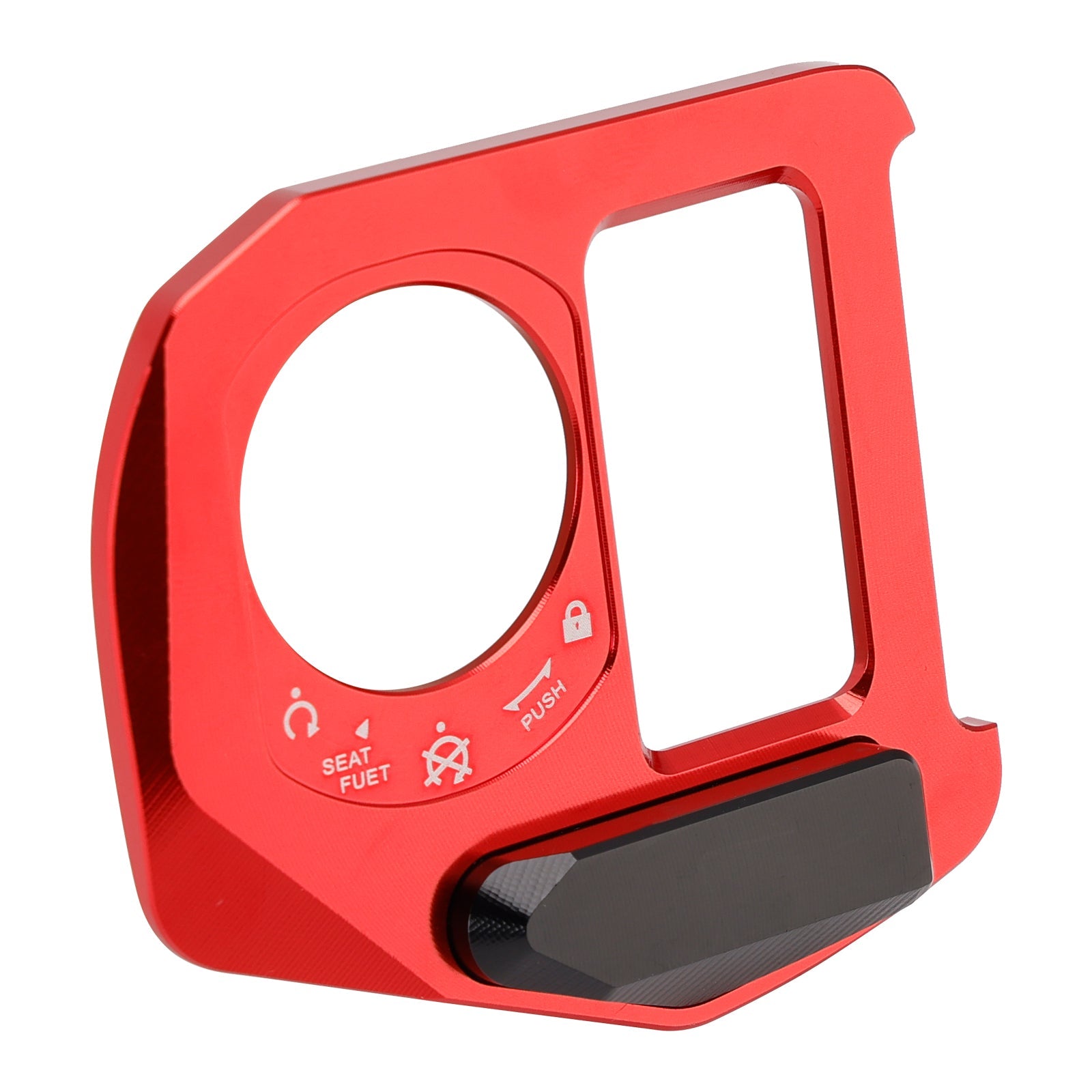 Aluminum Key Cylinder Cover Red For Honda ADV 160 ADV160 2022 2023 2024