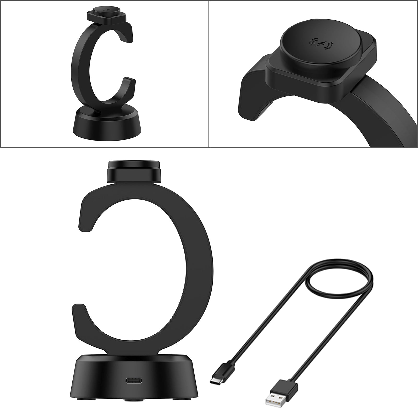 Apple Watch Charger Vertical C-Shaped Charger iwatch Charging Dock Stand Adapter