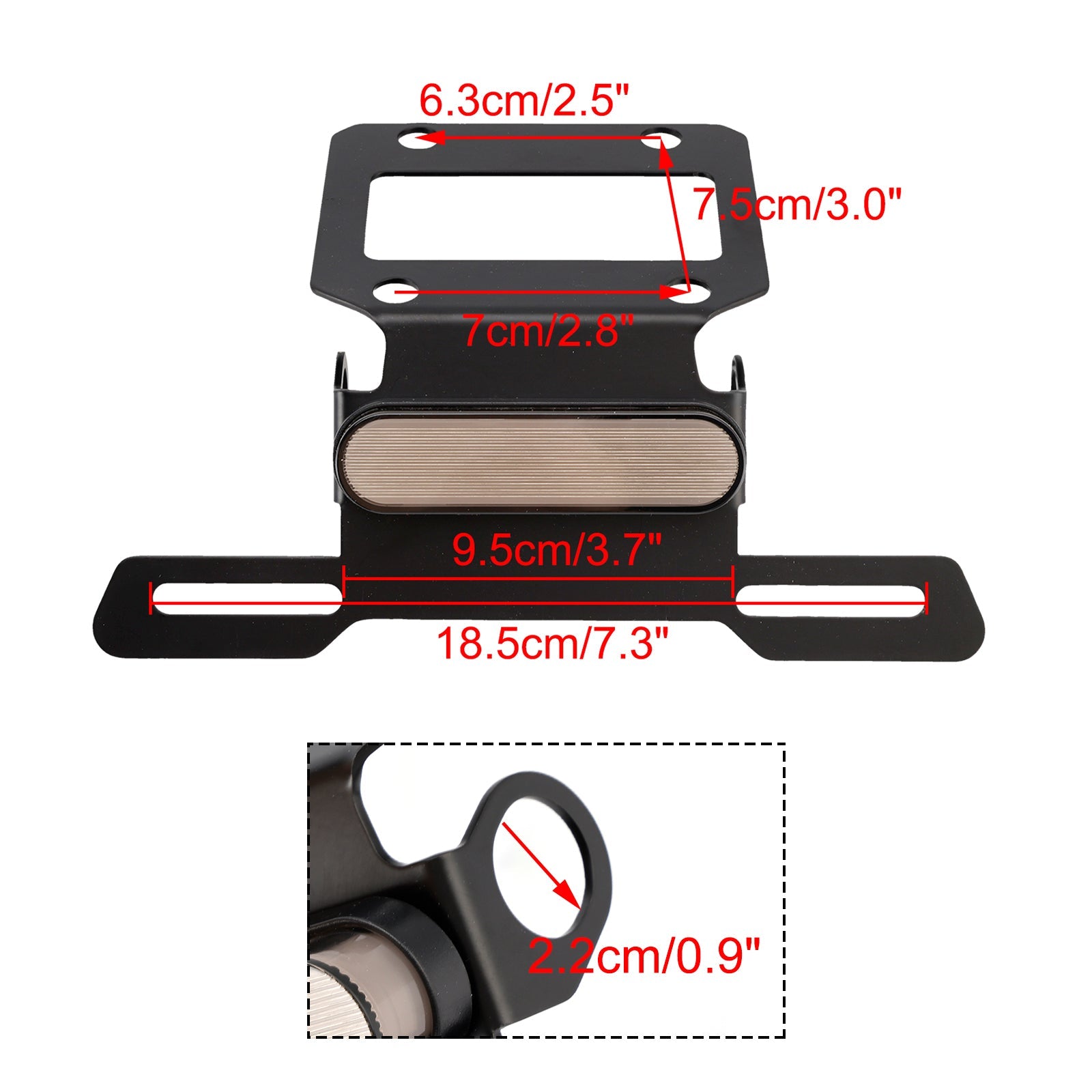 2023-2024 Honda CL250 CL300 CL500 SCL500 License Plate Holder Frame Bracket