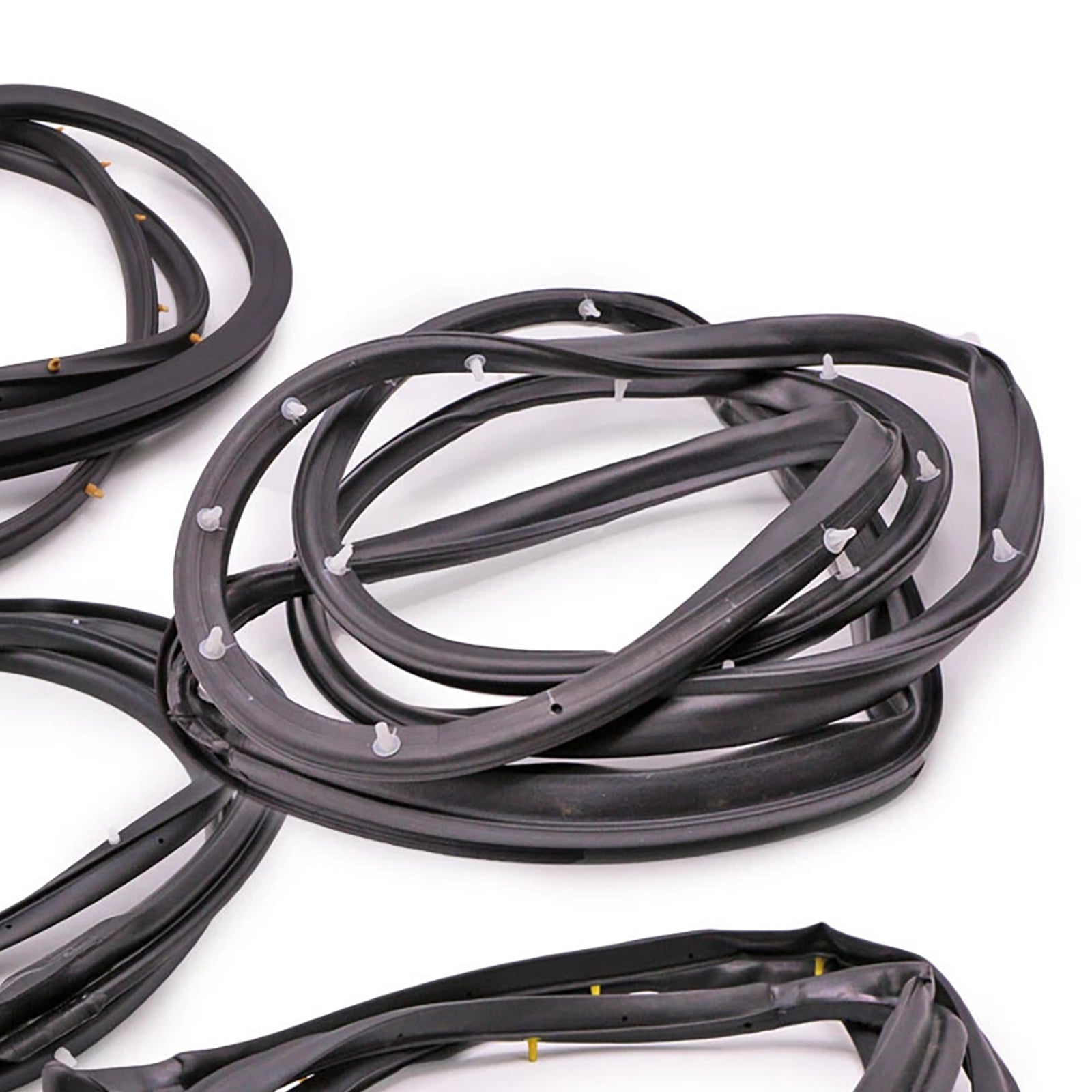 1998-2005 Nissan D22 Frontier 4Dr Double Cab 4PCS Front Rear Door Rubber Seal Weatherstrip 80831-2S400