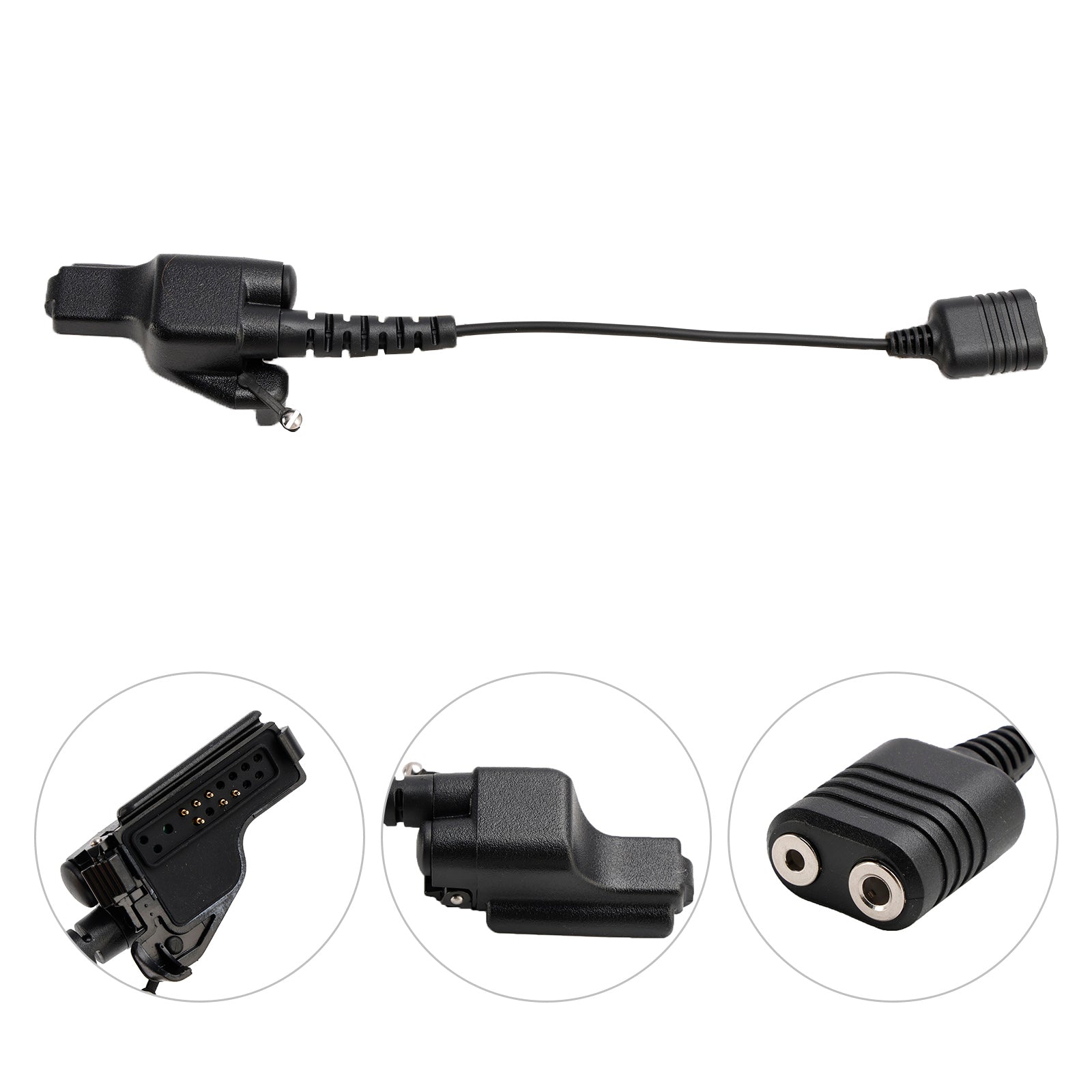 K Interface Headset Port Converter Cable for HT1000 MTS2000 GP900 MTX838 XTS2500