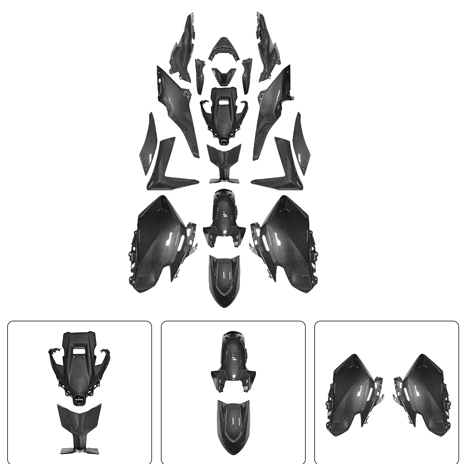 2025-2026 for Yamaha TMAX560 Injection Bodywork Fairing Kit