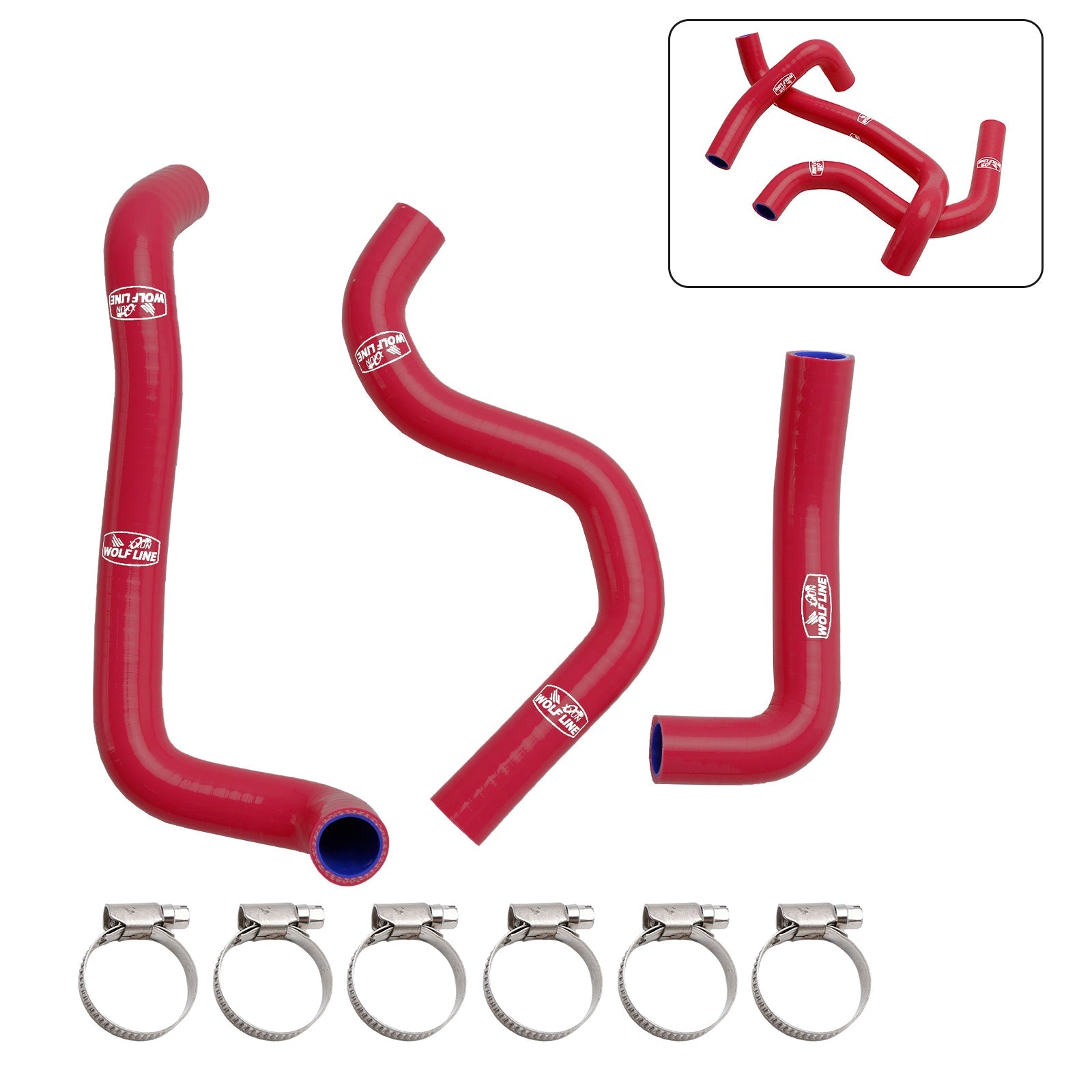 Silicone Radiator coolant Hose kit For Street Triple 765 R RS 2020-2022