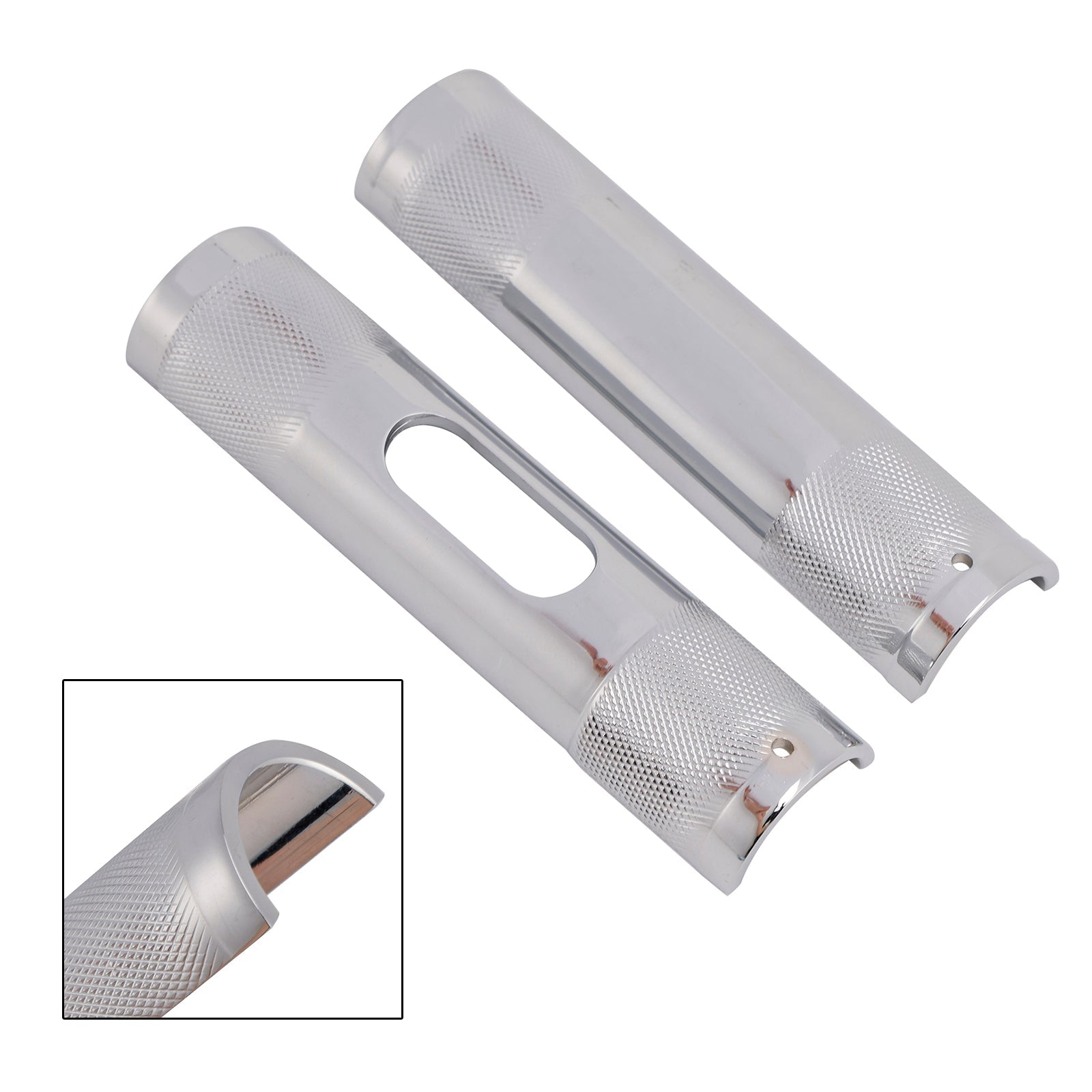 Handlebar Diameter Riser Adapter  1" To 1.25" Chrome For Road Glide Road King