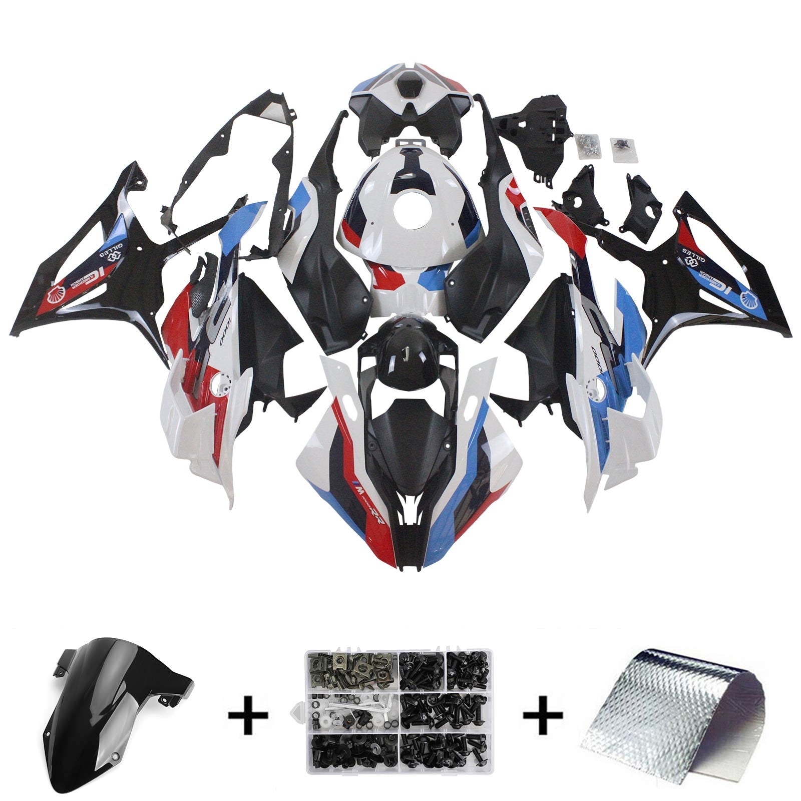 Amatopart BMW S1000RR 2023-2024 Fairing Kit هيكل السيارة بلاستيك ABS