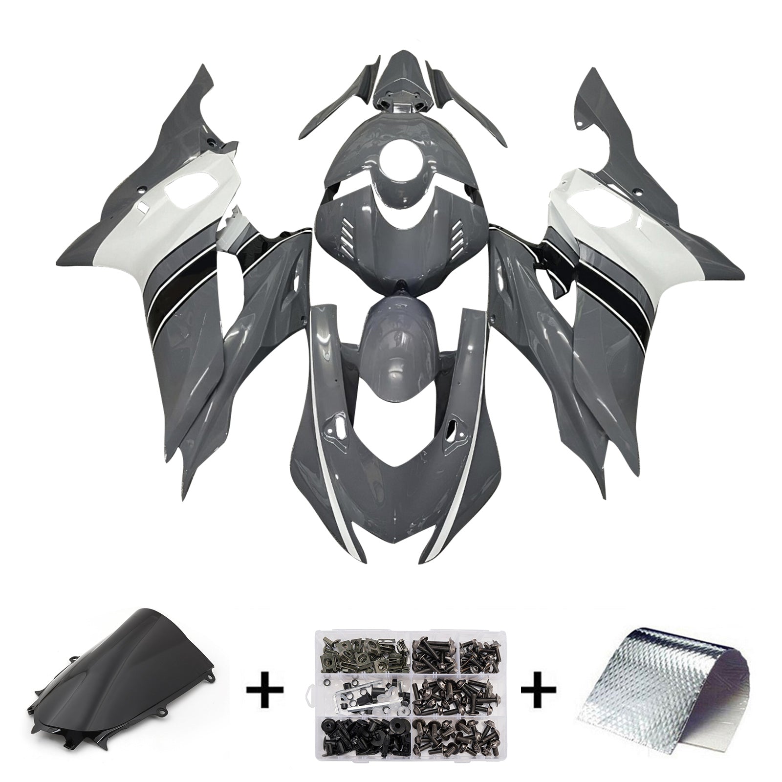 Injection Fairing Kit Bodywork Plastic ABS fit For Yamaha YZF-R6 2017-2023