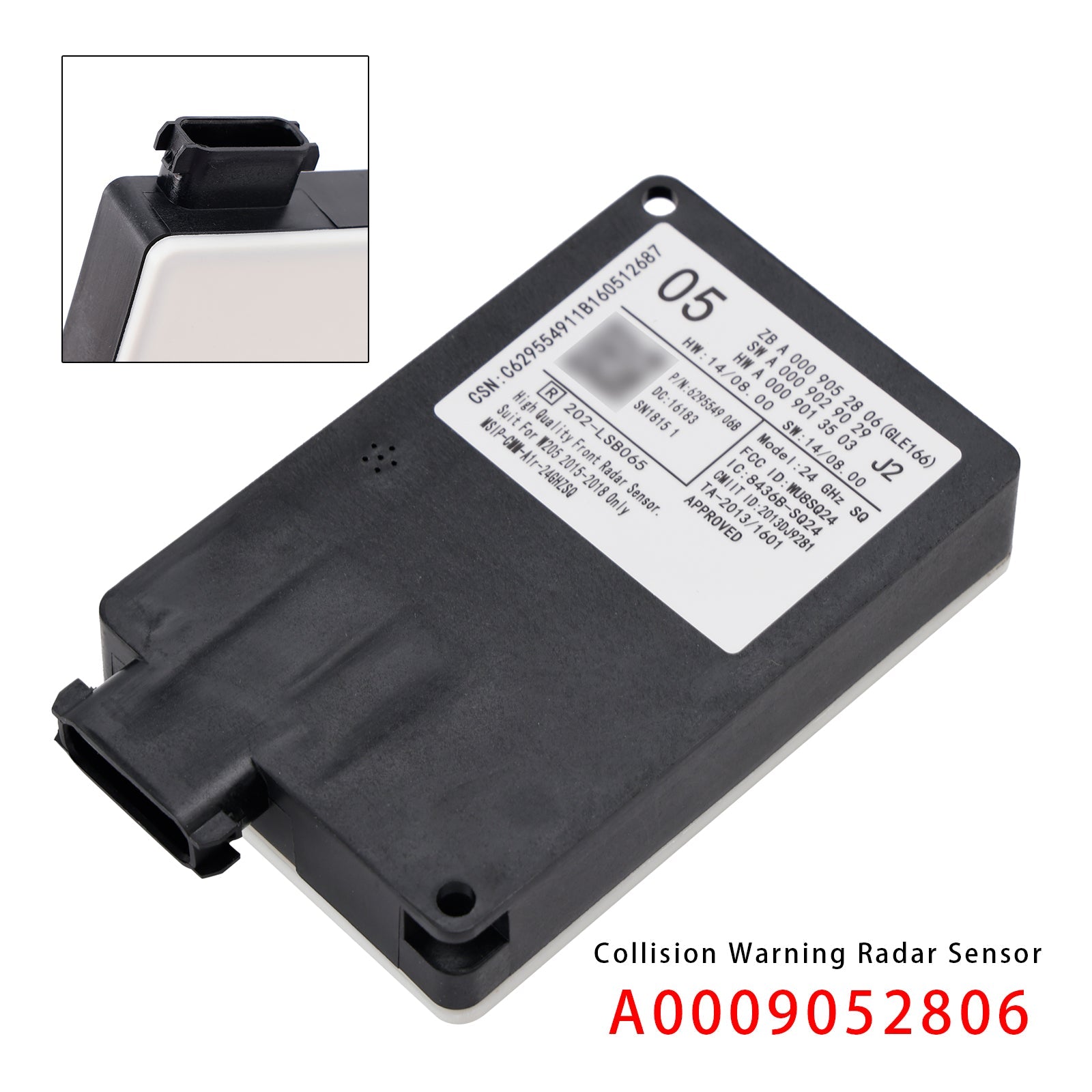 2015-2018 For Mercedes-Benz GLE W166 Forward Collision Warning Radar Sensor A0009052806