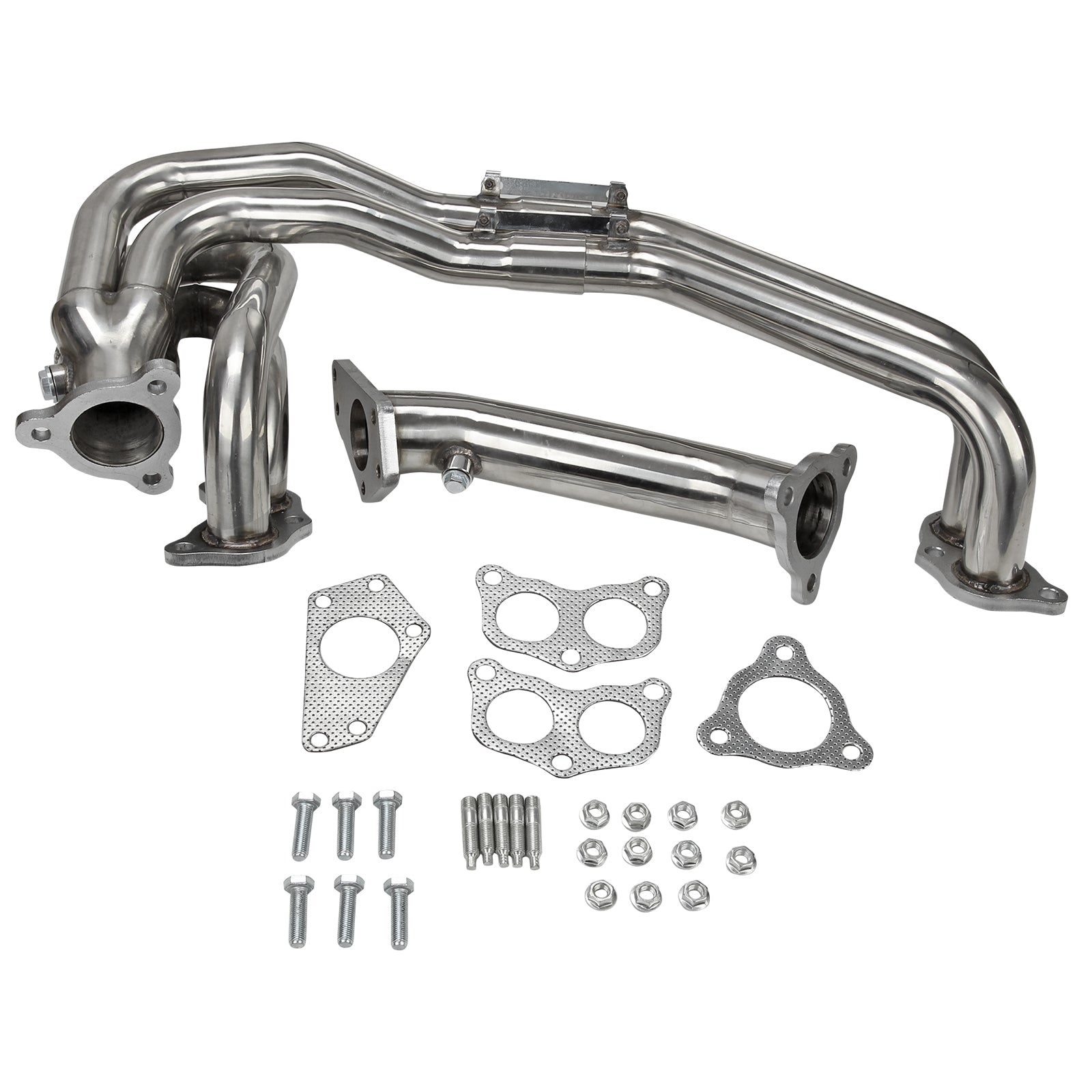 Exhaust Header Fit Impreza WRX/STI GDB GG EJ20/EJ25 02-06 Stainless Steel