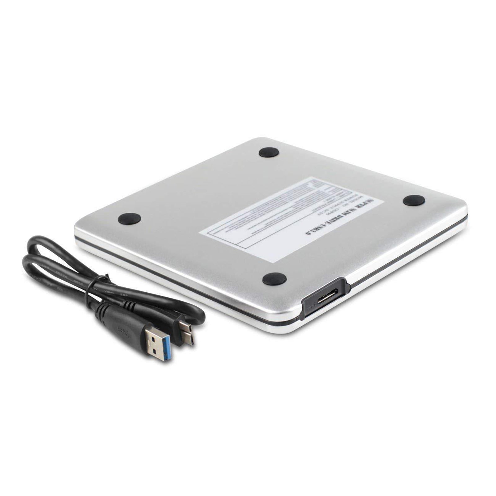 4K Genuine Burner External USB 3.0 Super Slim DVD BD Recorder Drive Silver