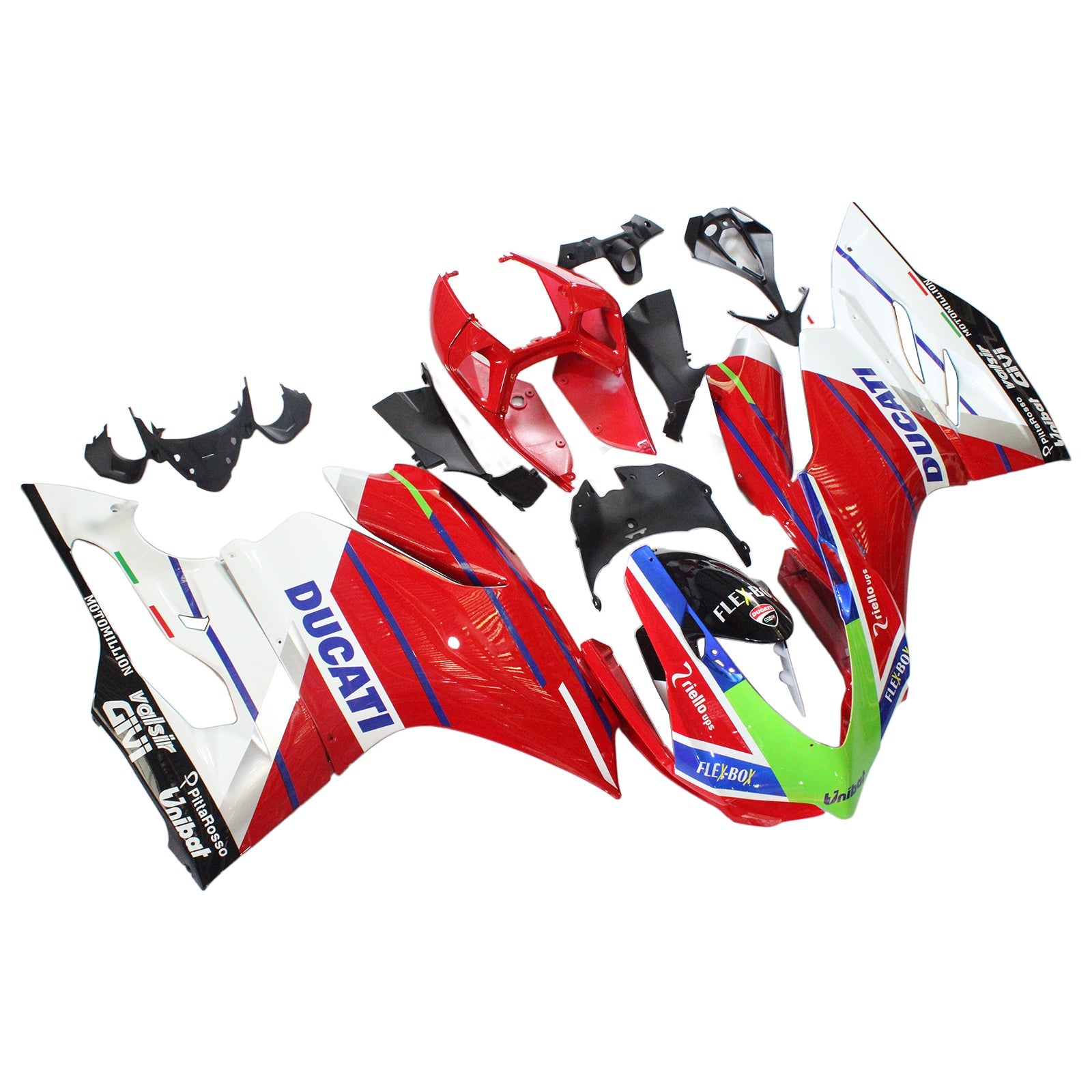 Amotopart Ducati 1199 899 2012-2015 Fairing Kit Bodywork Plastic ABS