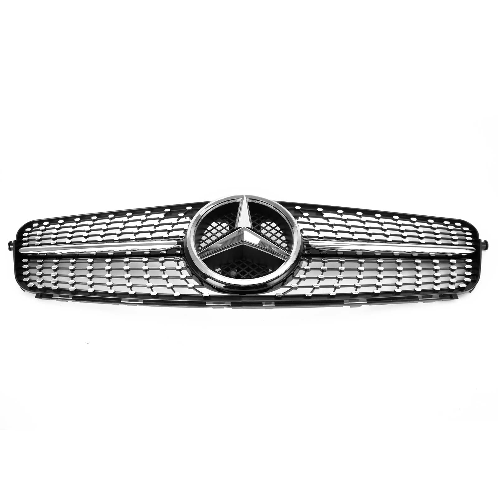 Benz 2008-2014 C-Class W204 C300 C350 LED Diamond Front Bumper Grille Grill