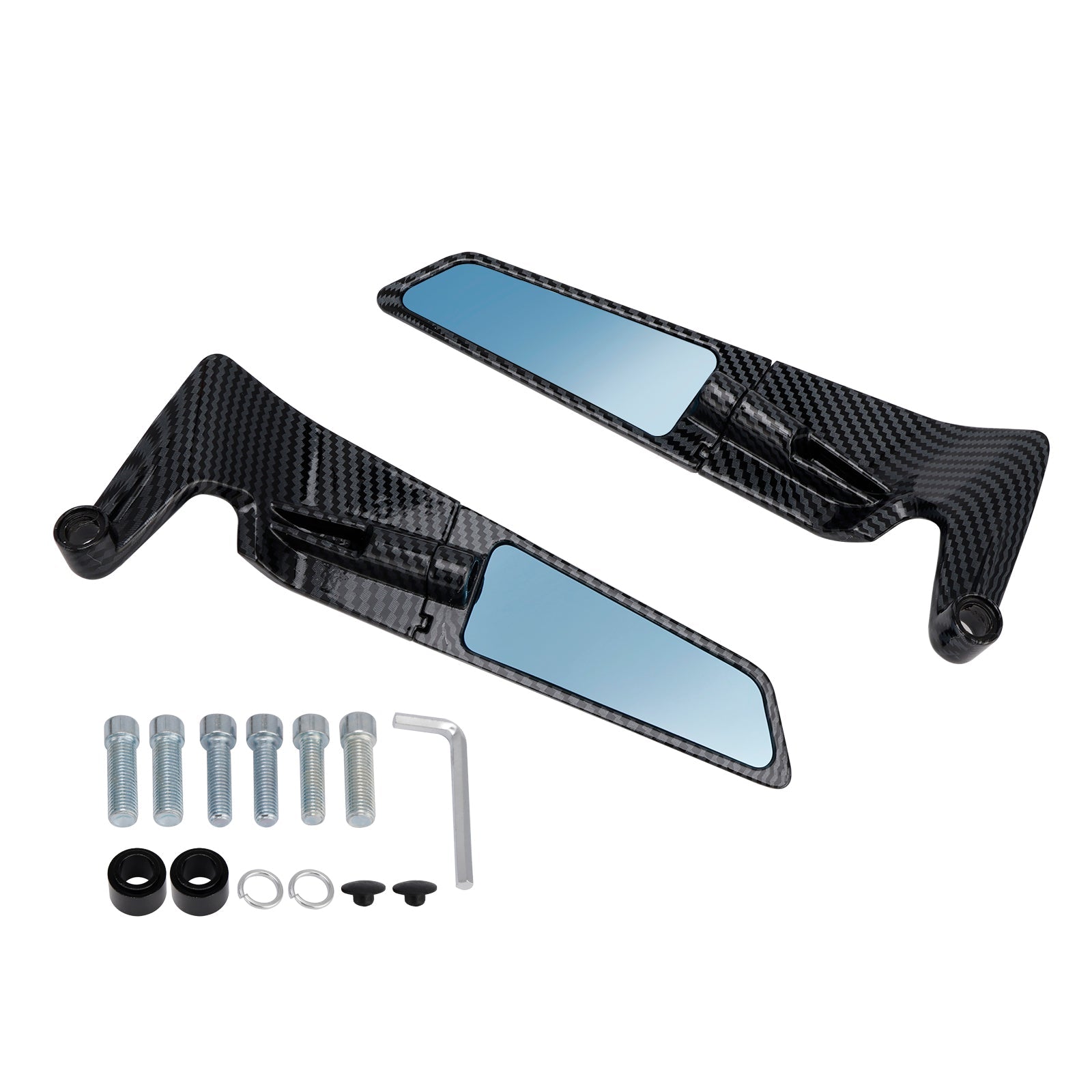 Rearview Winglet Mirrors For Aprilia Tuono 660 Tuono V4 1100 RR Factor