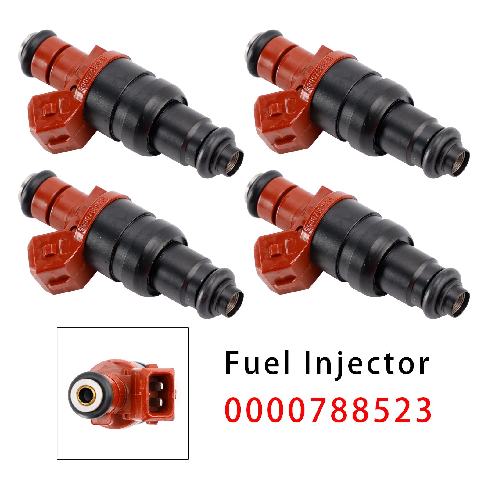 1994-1995 Mercedes-Benz E320 Base Convertible/Sedan/Wagon 3.2L L6 4PCS Fuel Injector 155-0420 0000788523