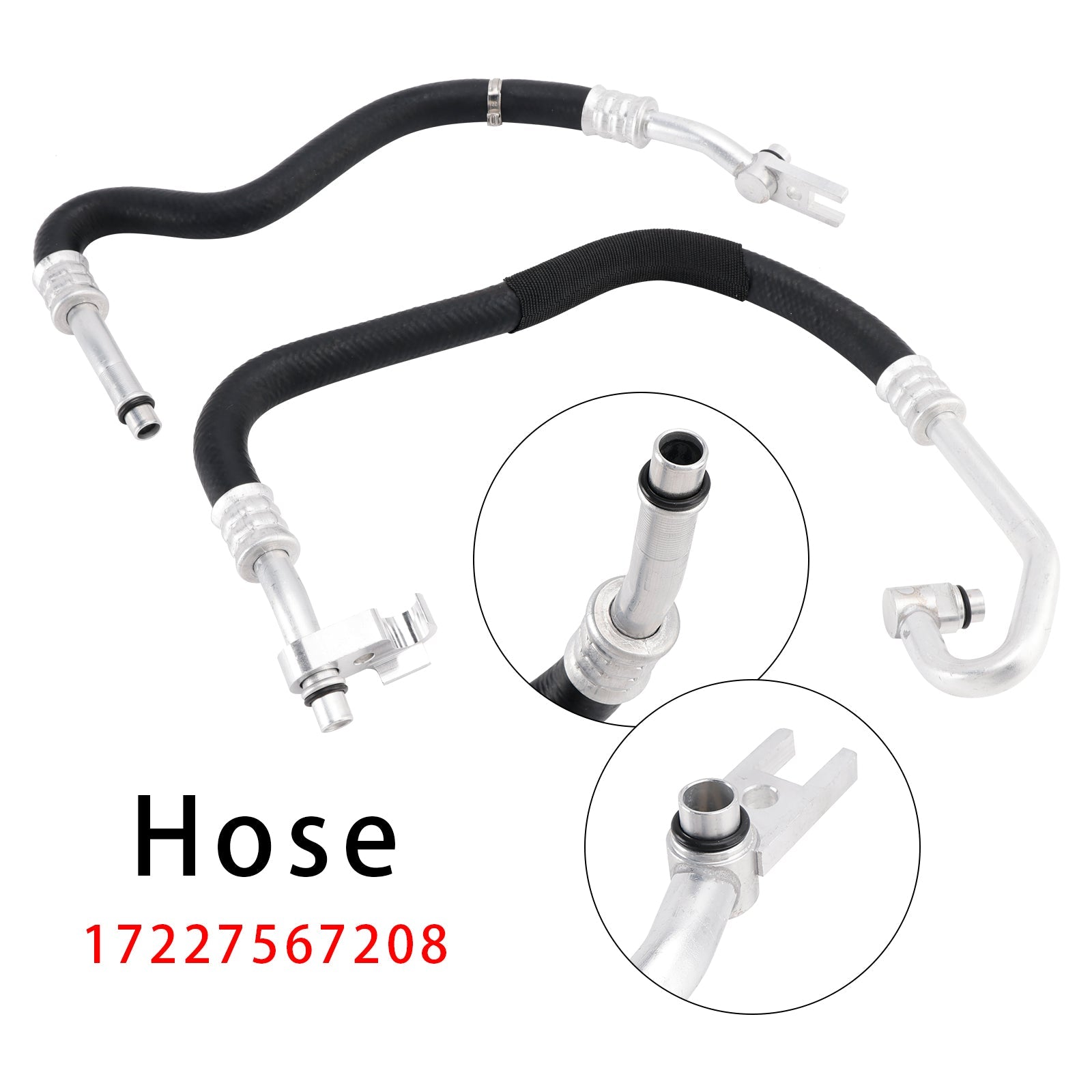 2010-2013 for BMW 3 Series Convertible (E93 facelift) Inlet Outlet Engine Oil Cooler Lines Kit 17227567207