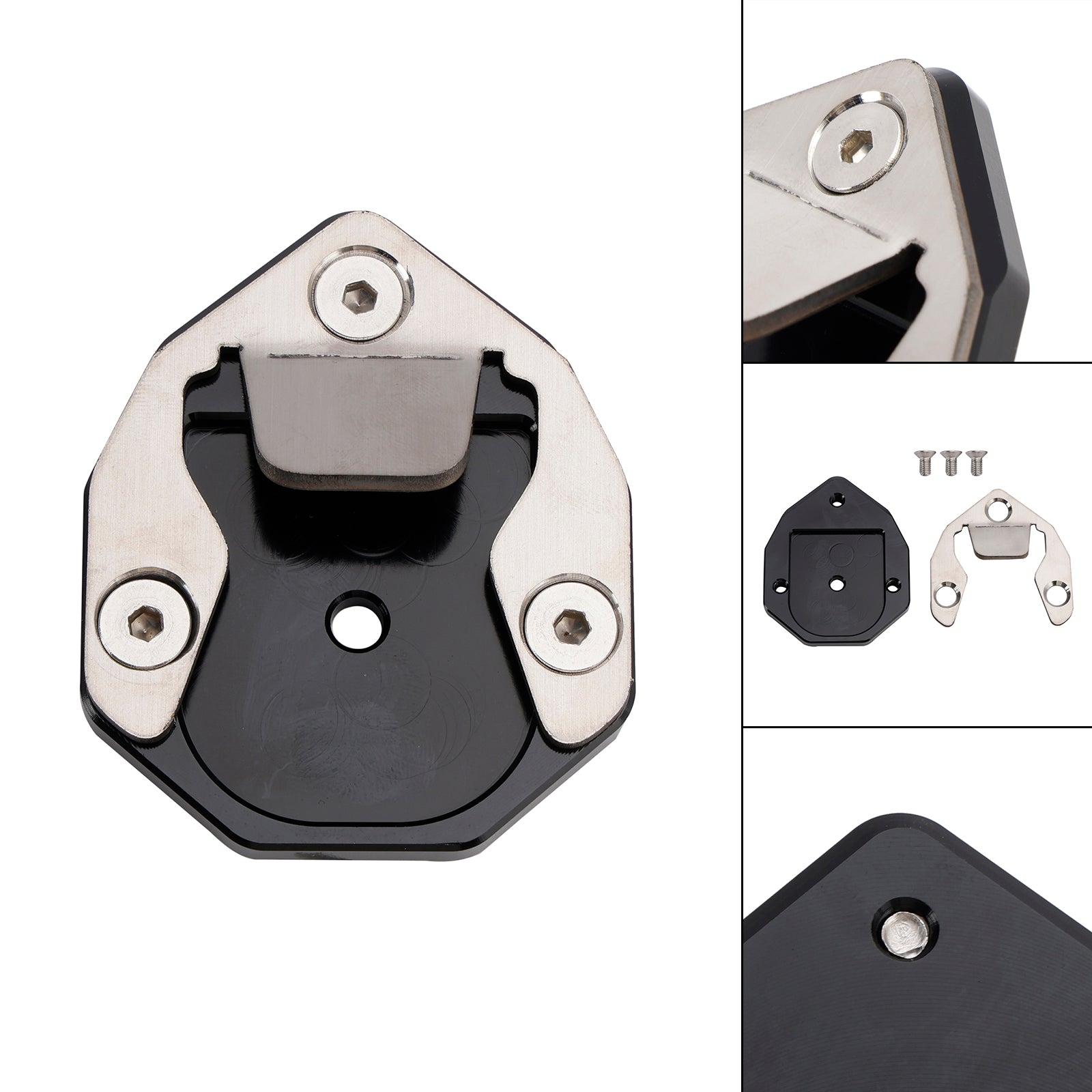 Kickstand Enlarge Plate Pad fit for Himalayan 2018-2023 SCRAM 411 2021-2023