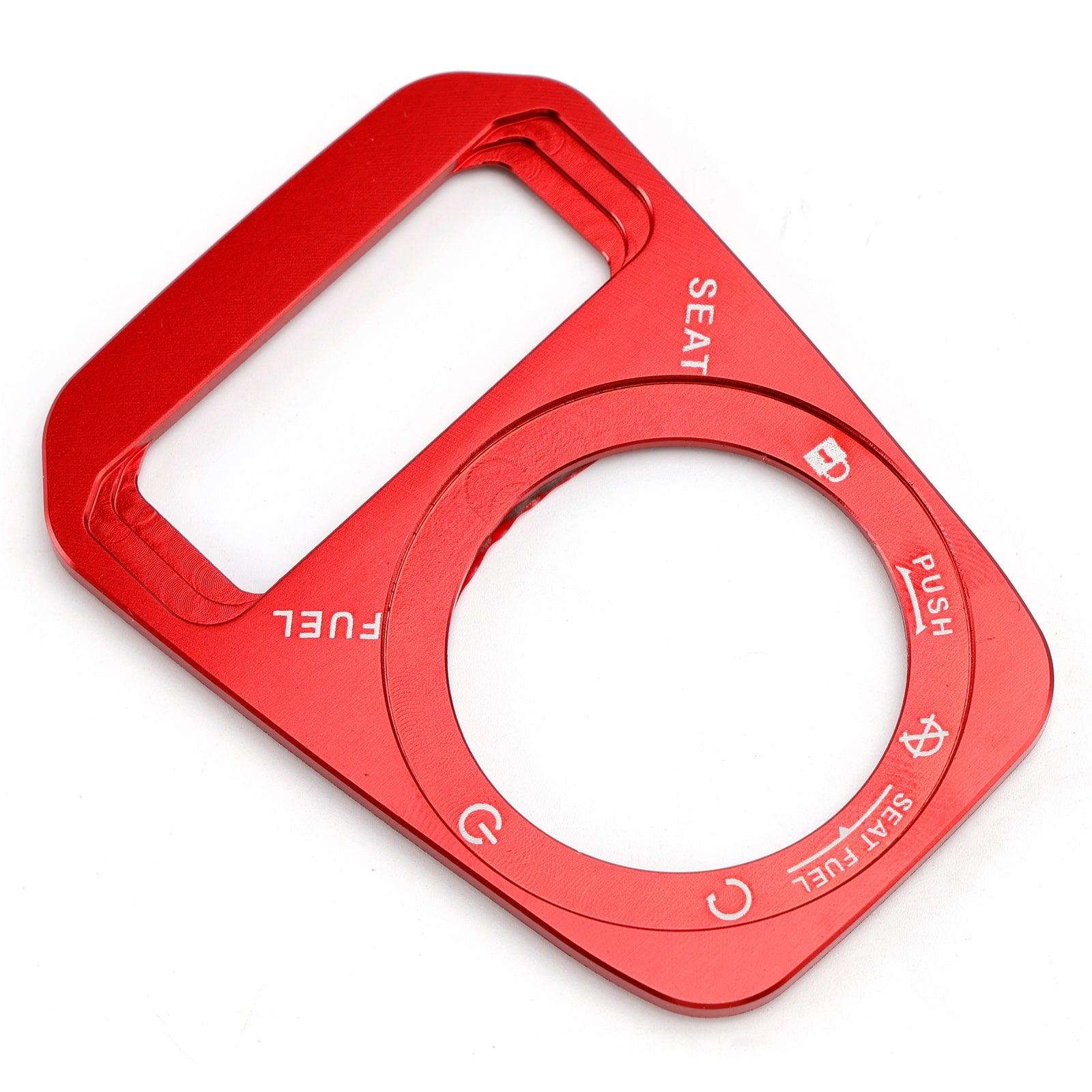 Aluminum Key Cylinder Cover Red For Honda ADV 350 ADV350 2022-2025