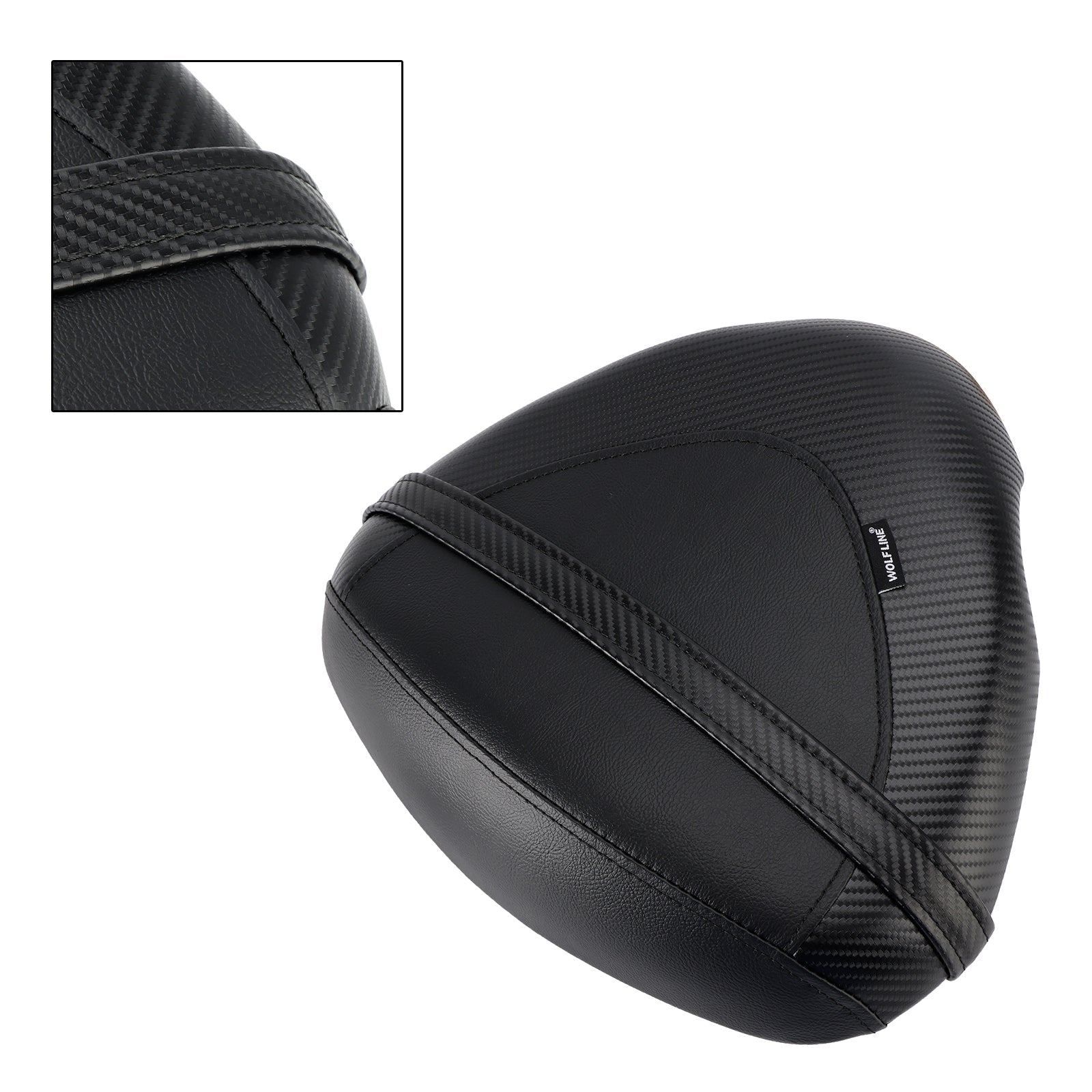 2022-2024 SUZUKI Hayabusa GSX1300R Rear Seat Passenger Cushion Flat Pu White