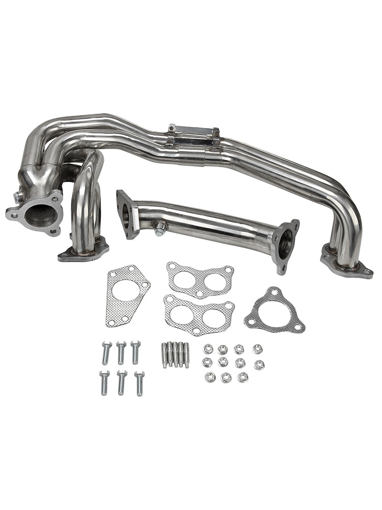 Exhaust Header Fit Impreza WRX/STI GDB GG EJ20/EJ25 02-06 Stainless Steel