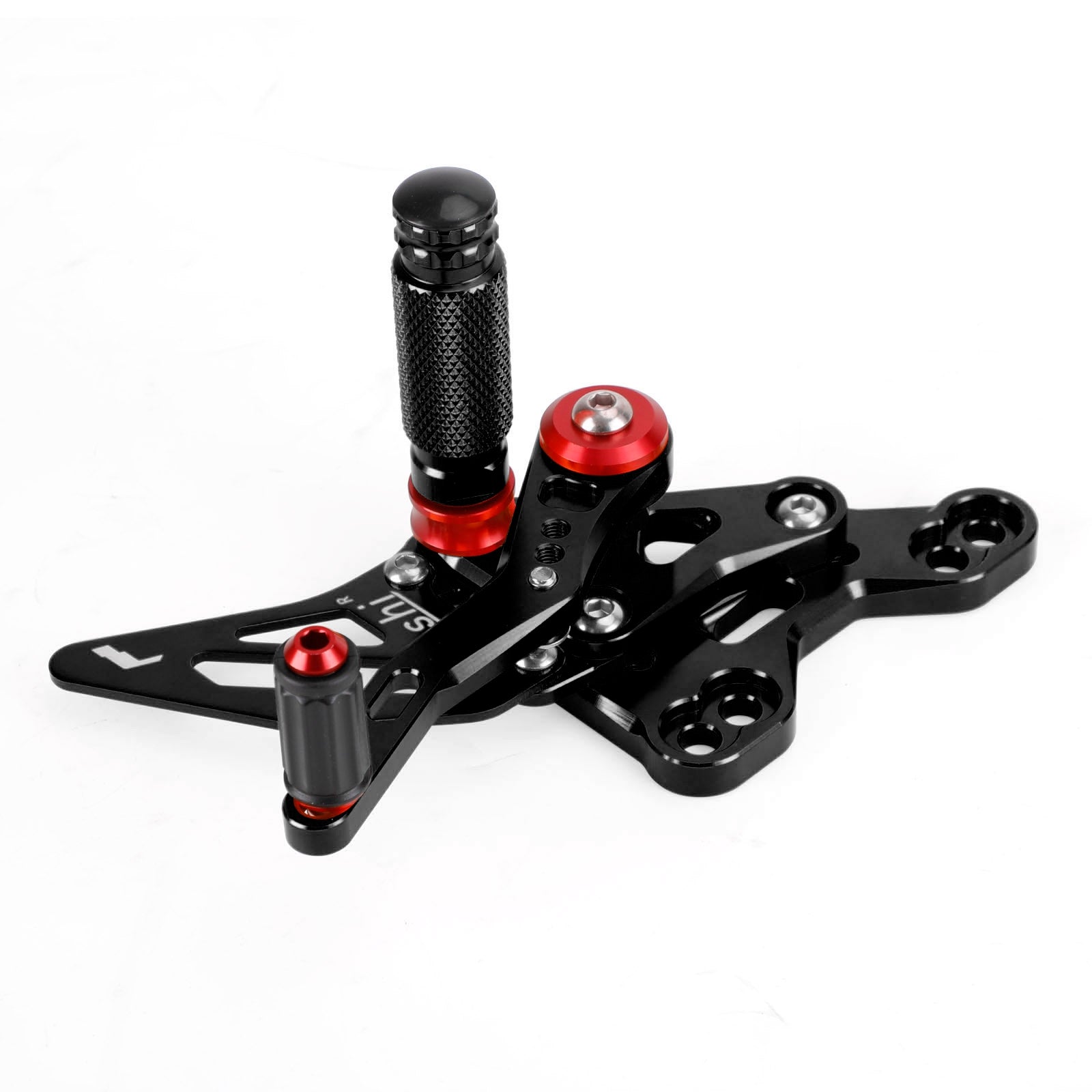Black Rearsets Adjustable Foot Pegs Rest For Honda CB650R CBR650R 2019-2023
