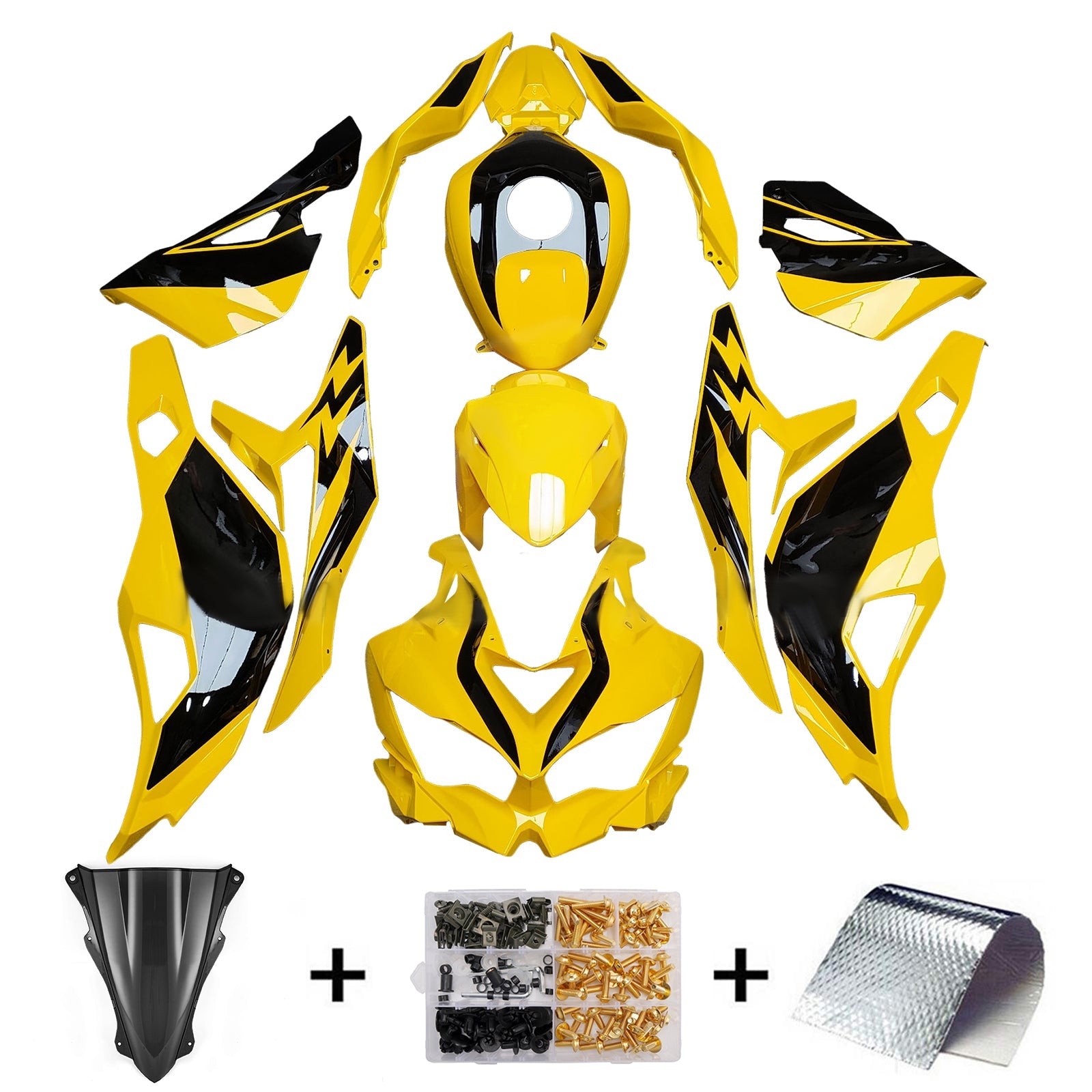 Injection Fairing Kit fit For Kawasaki Ninja ZX-25R ZX-4R ZX-4RR 2019-2025