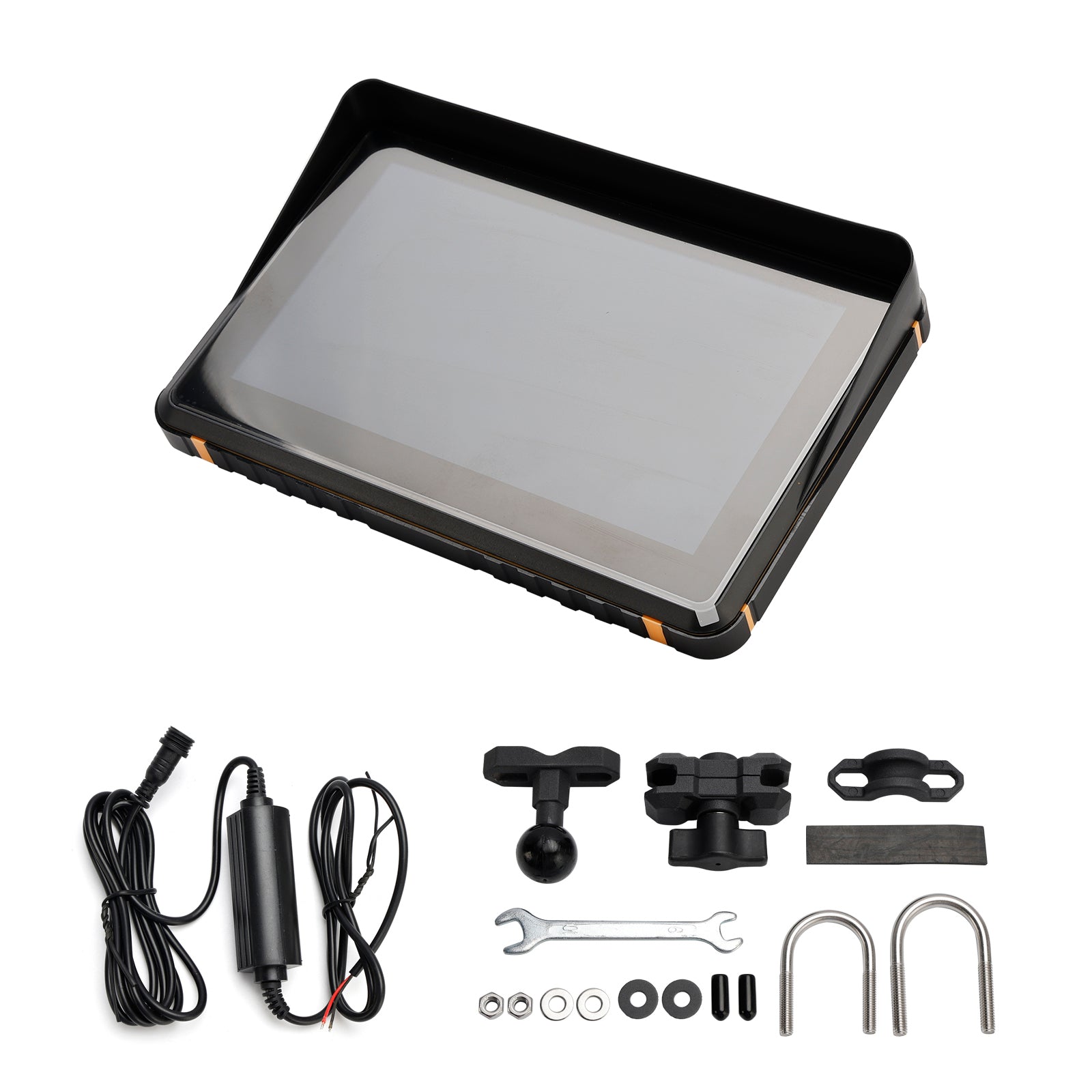 Wireless Gps Carplay 1080P Recorder 7" Universal For Scooter Motorcycles