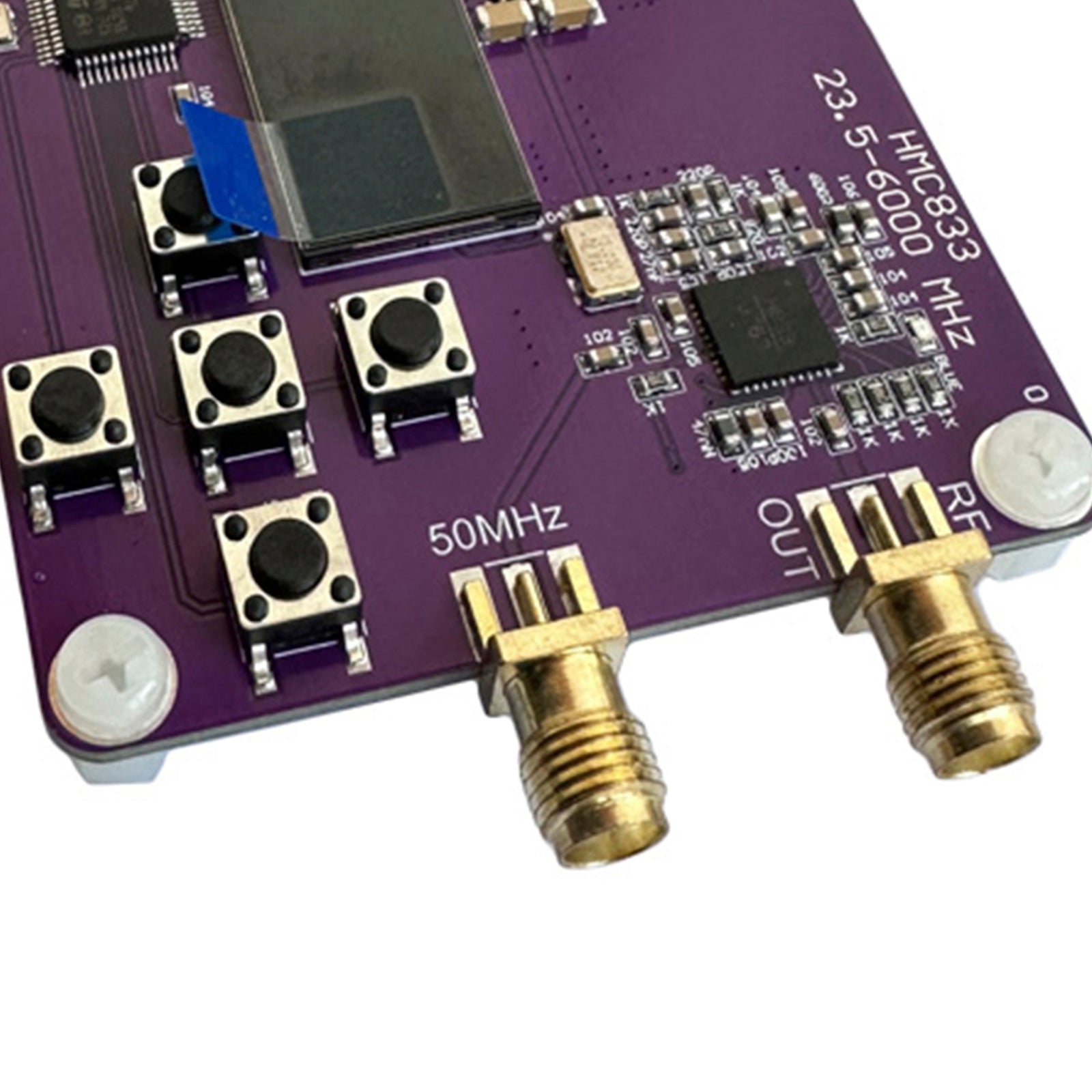 6GHz RF Signal Generator 23.5-6000MHz Keypad Version Oled Screen Display HMC833