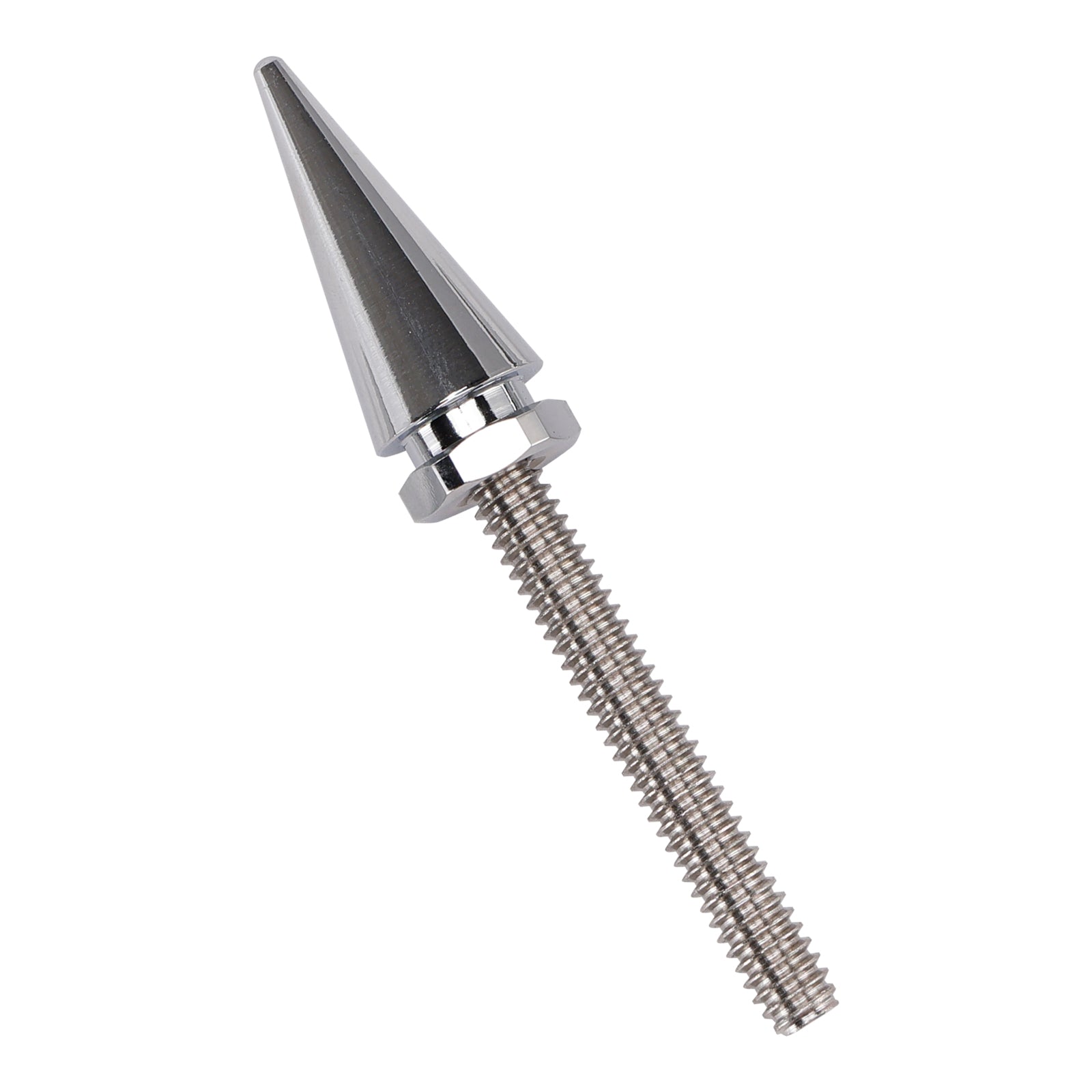 3 Spiked Windshield Bolts Silver For Electra Glide Tri Glide Street Glide 14-25