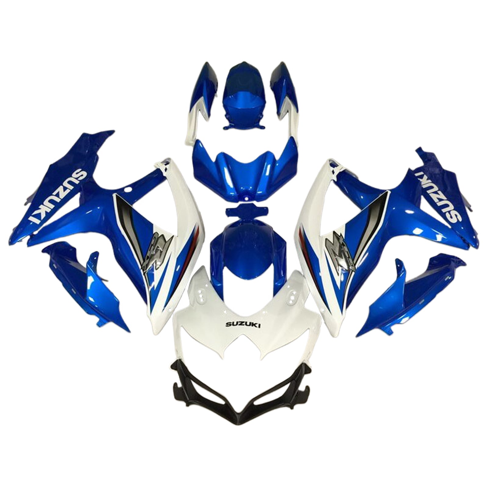 Aموتوبارت سوزوكي GSXR 600/750 2008-2010 K8 الهدايا المجمعة هيكل السيارة البلاستيك ABS